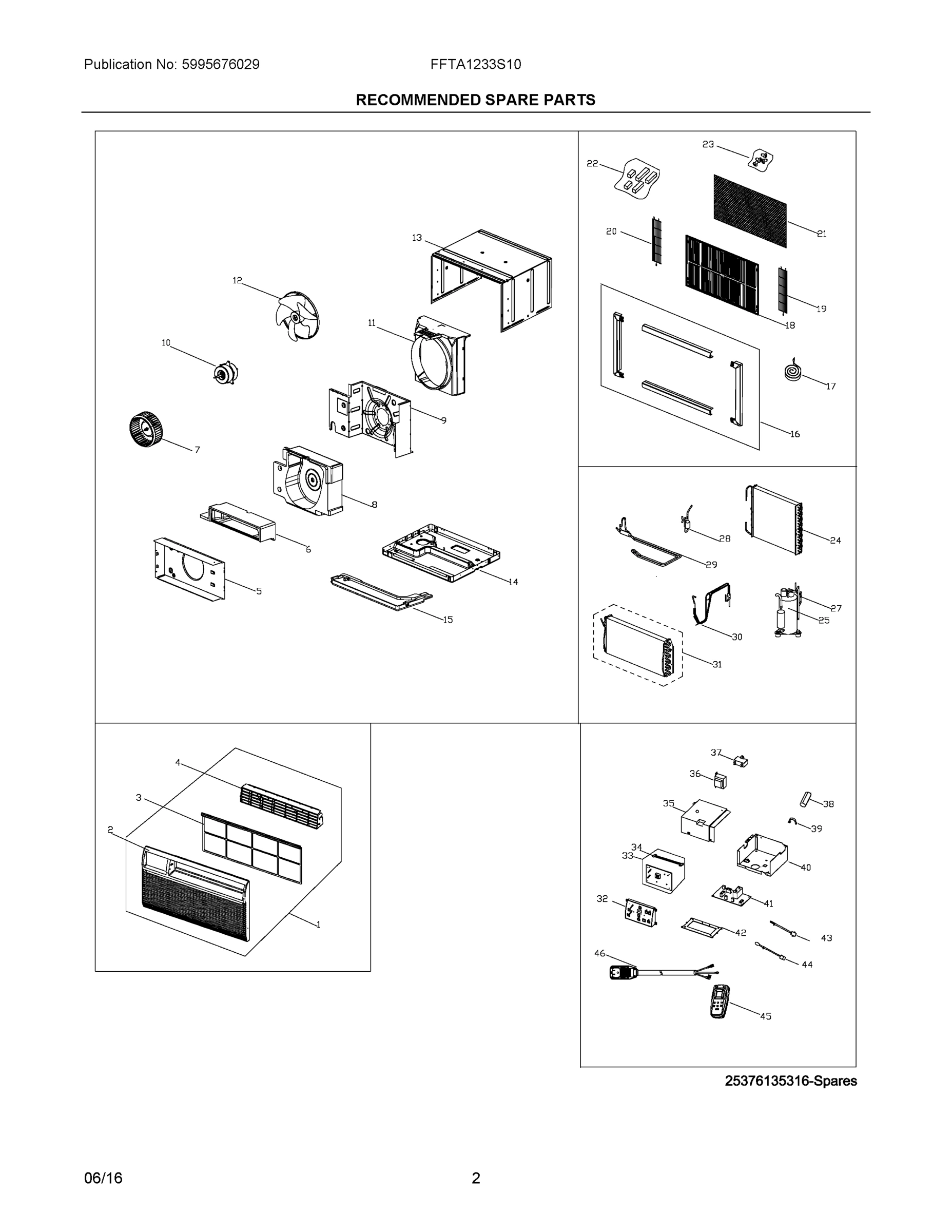 02 - RECOMMENDED SPARE PARTS