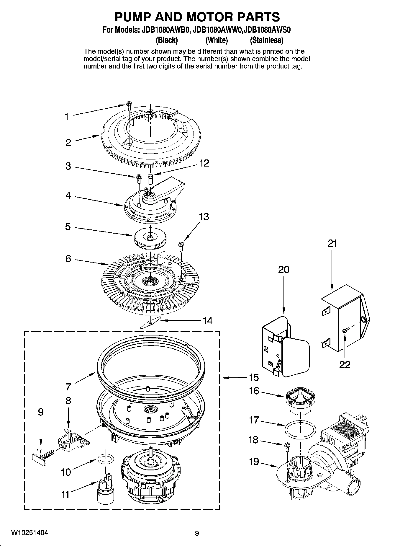 08 - PUMP AND MOTOR PARTS