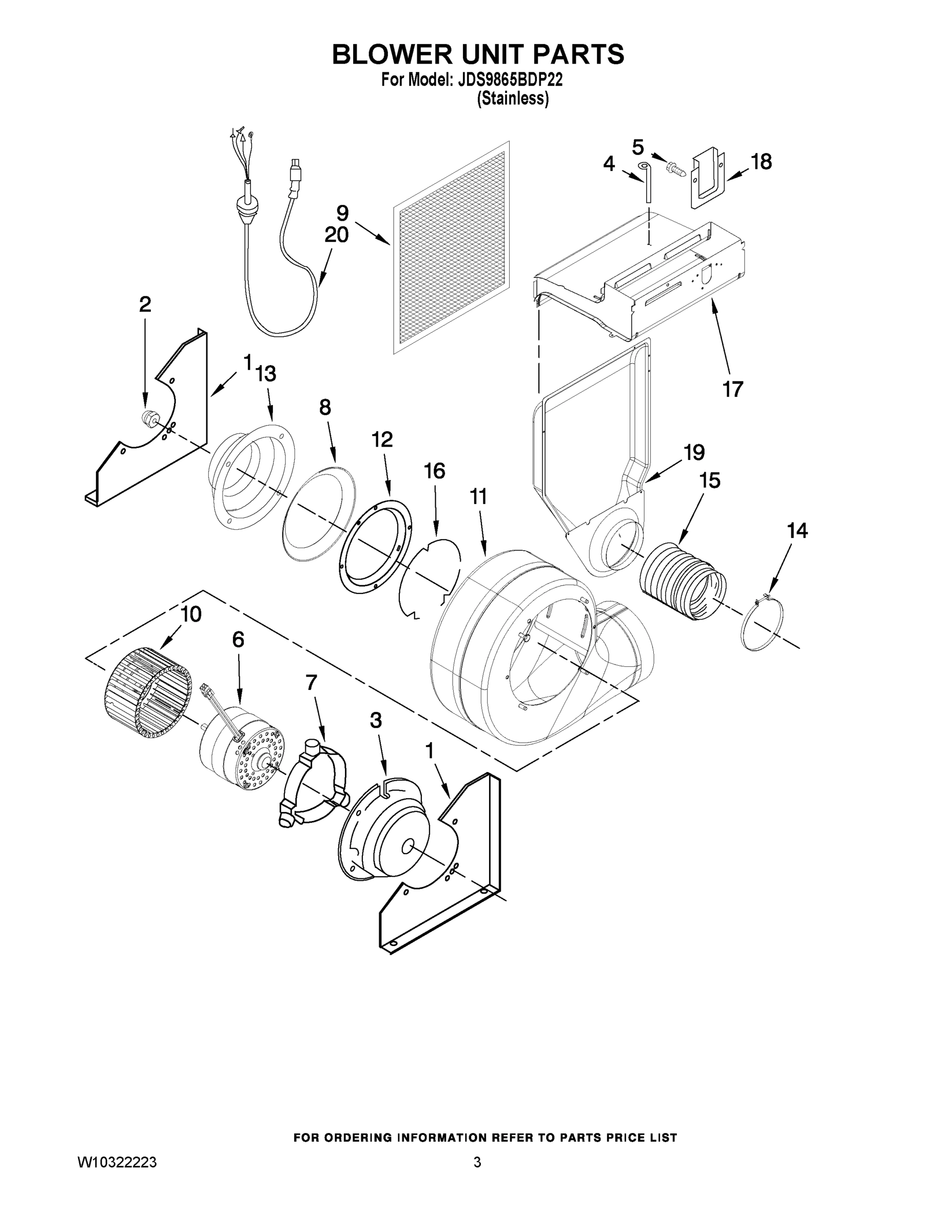 02 - BLOWER UNIT PARTS