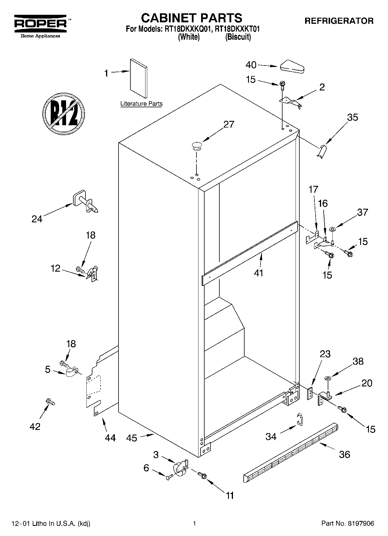 01 - CABINET, LITERATURE