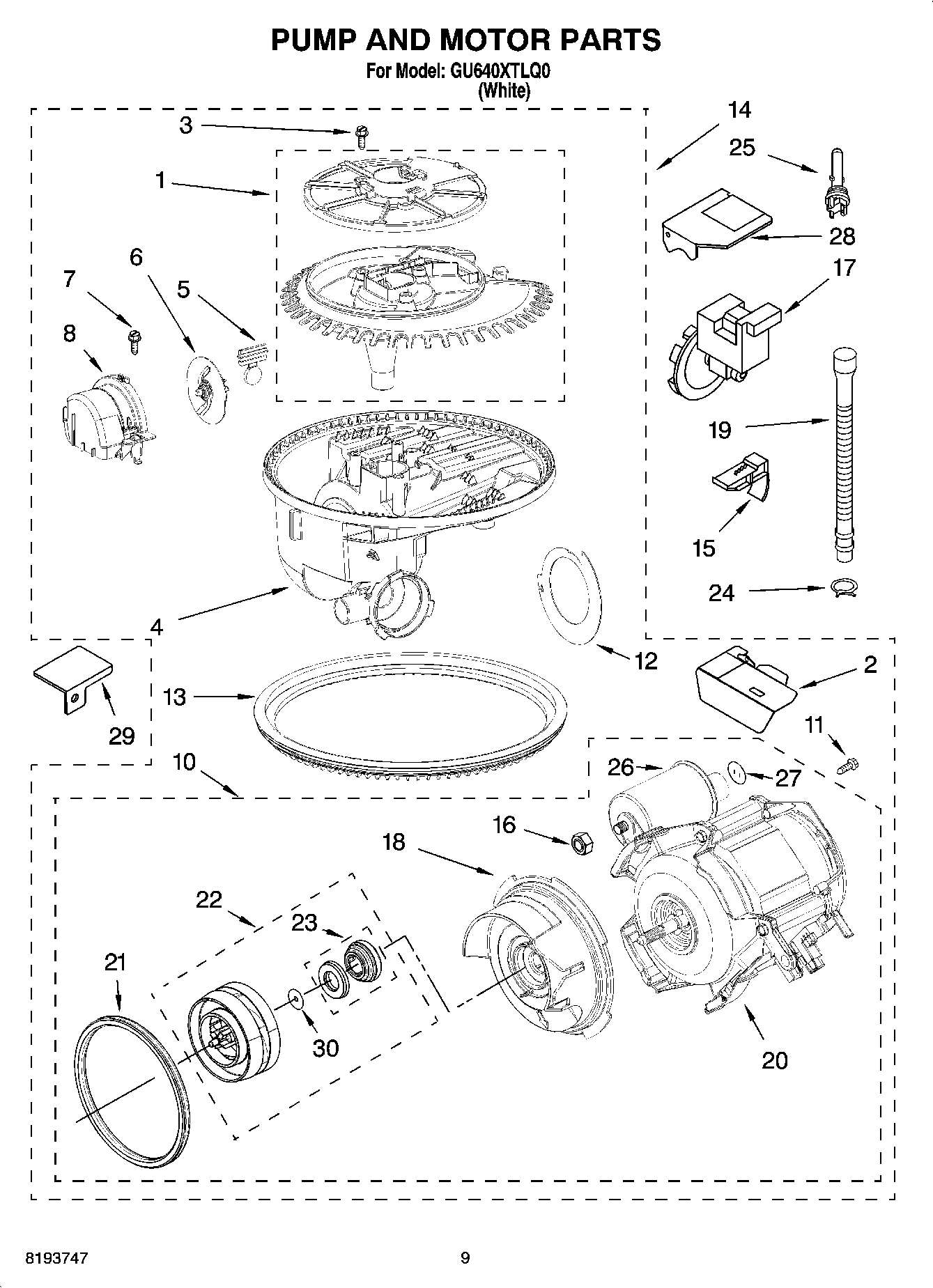 08 - PUMP AND MOTOR PARTS