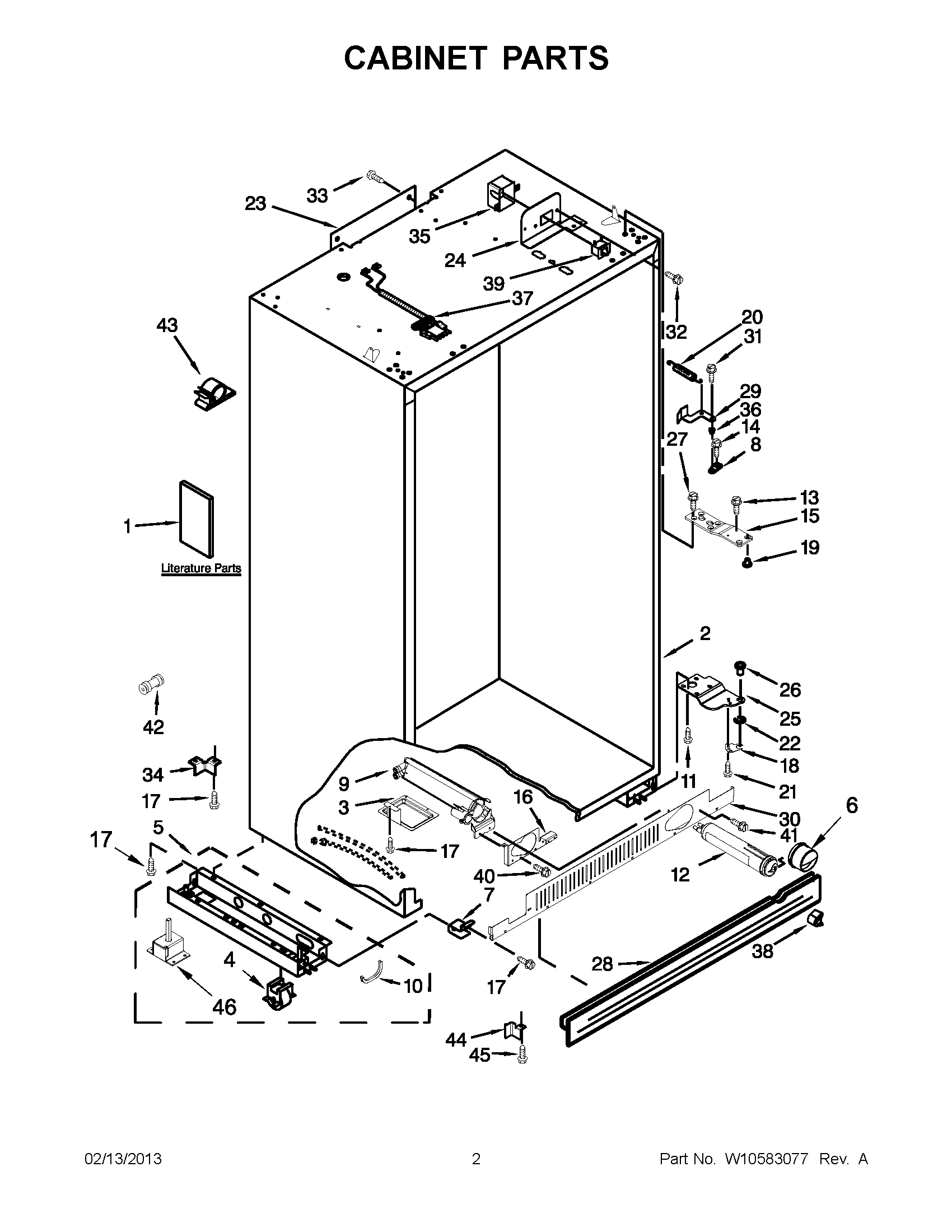 01 - CABINET PARTS