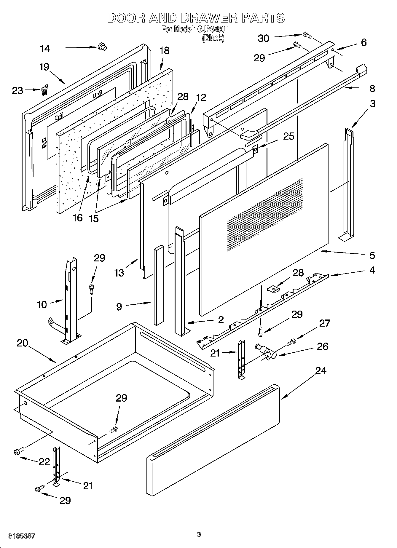 03 - DOOR AND DRAWER PARTS