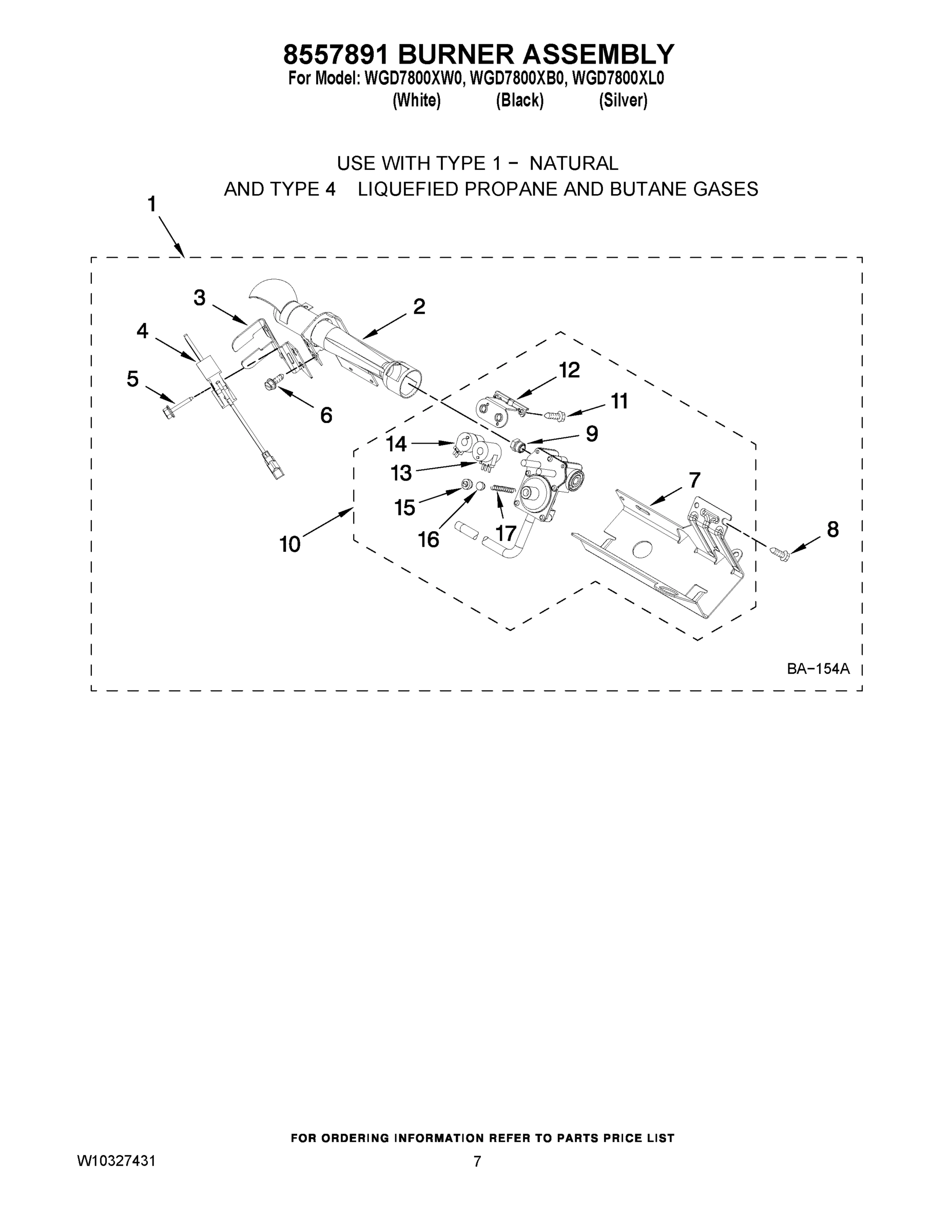 04 - 8557891 BURNER ASSEMBLY