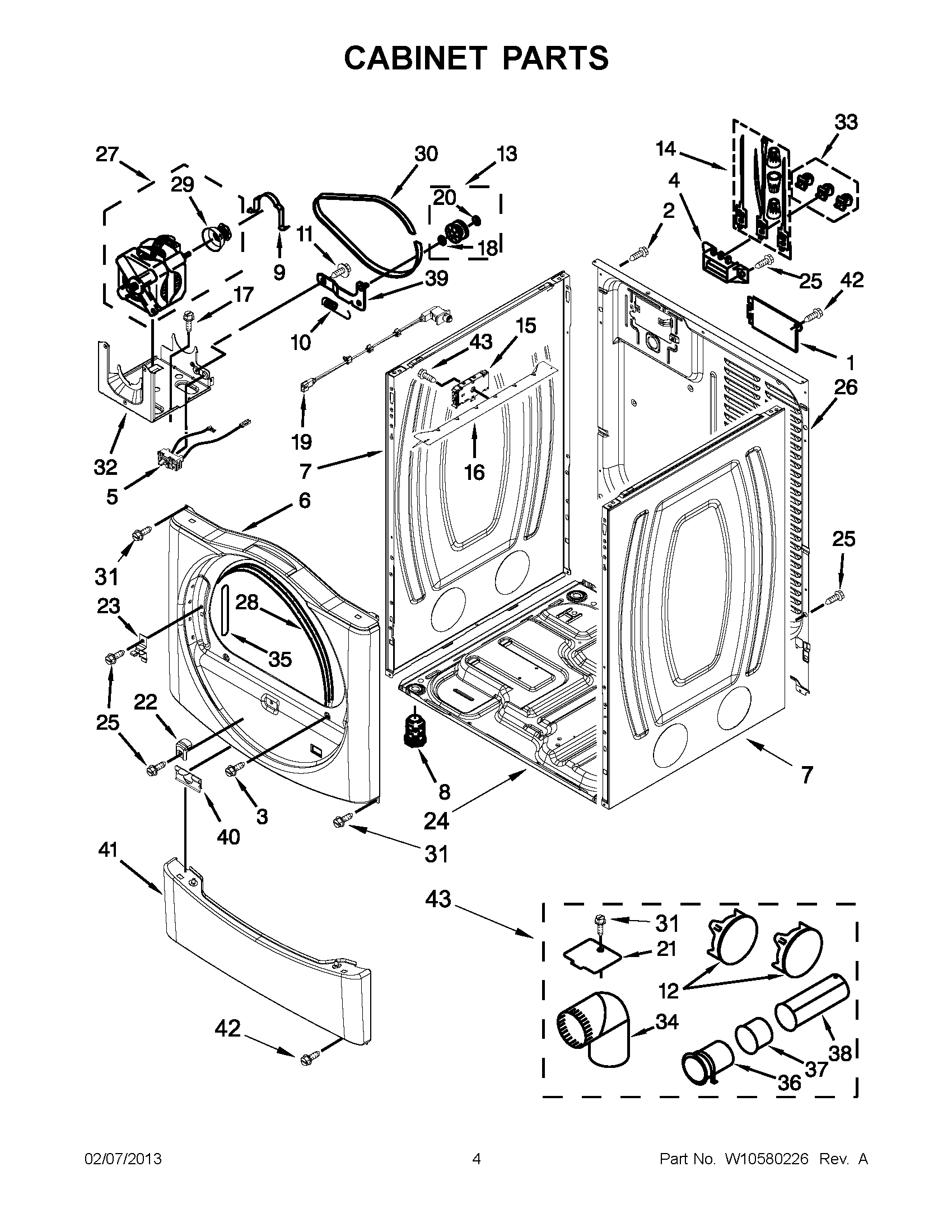 02 - CABINET PARTS