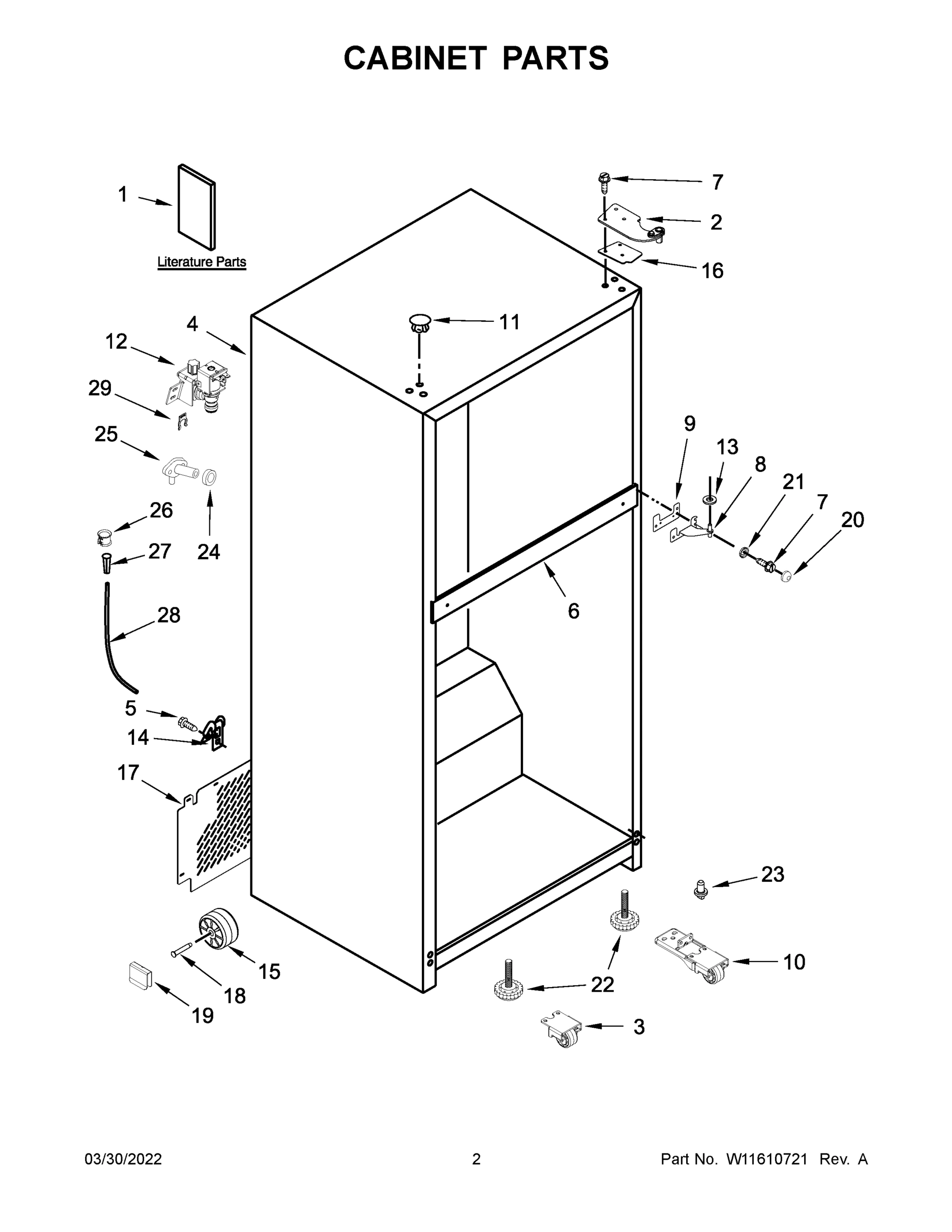 02 - CABINET PARTS