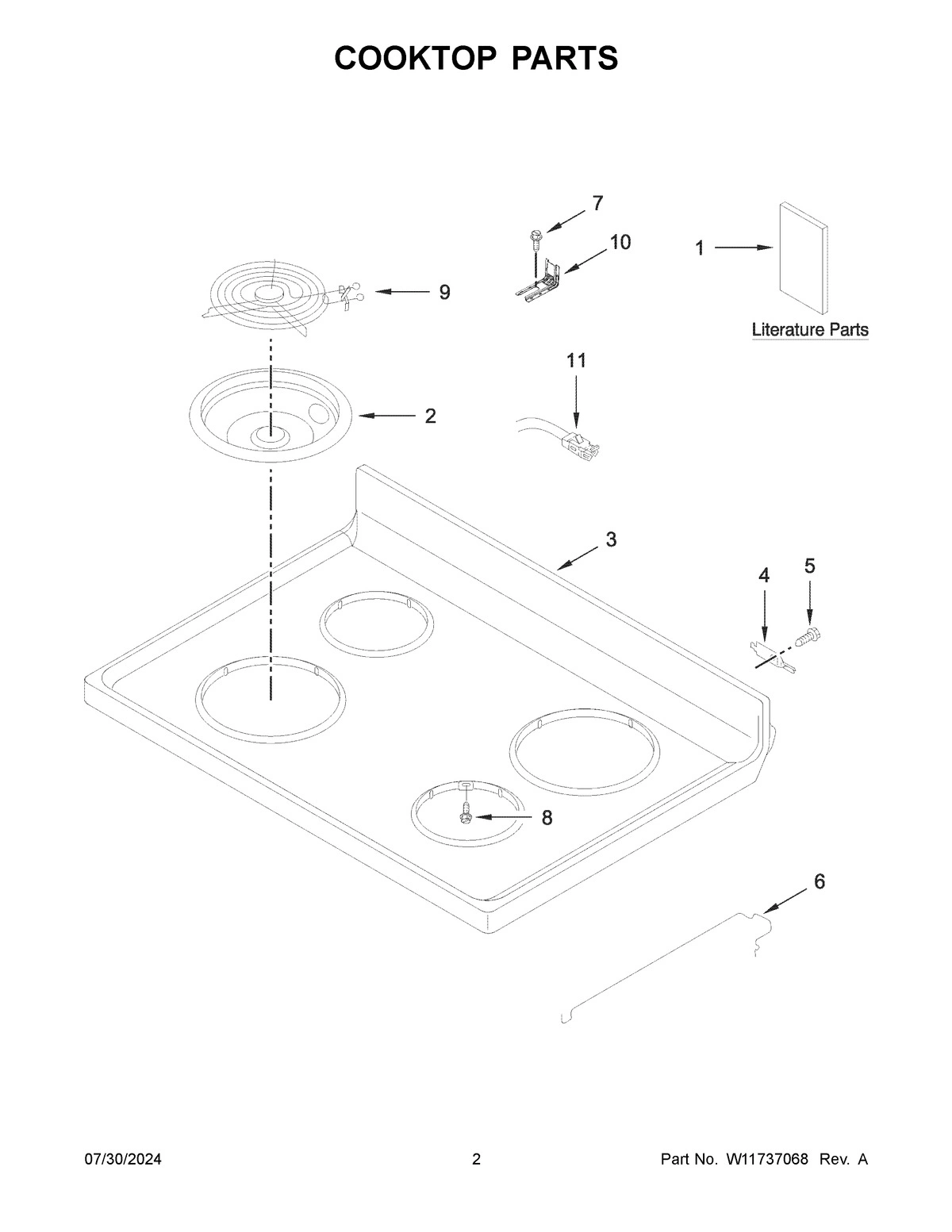02 - COOKTOP PARTS