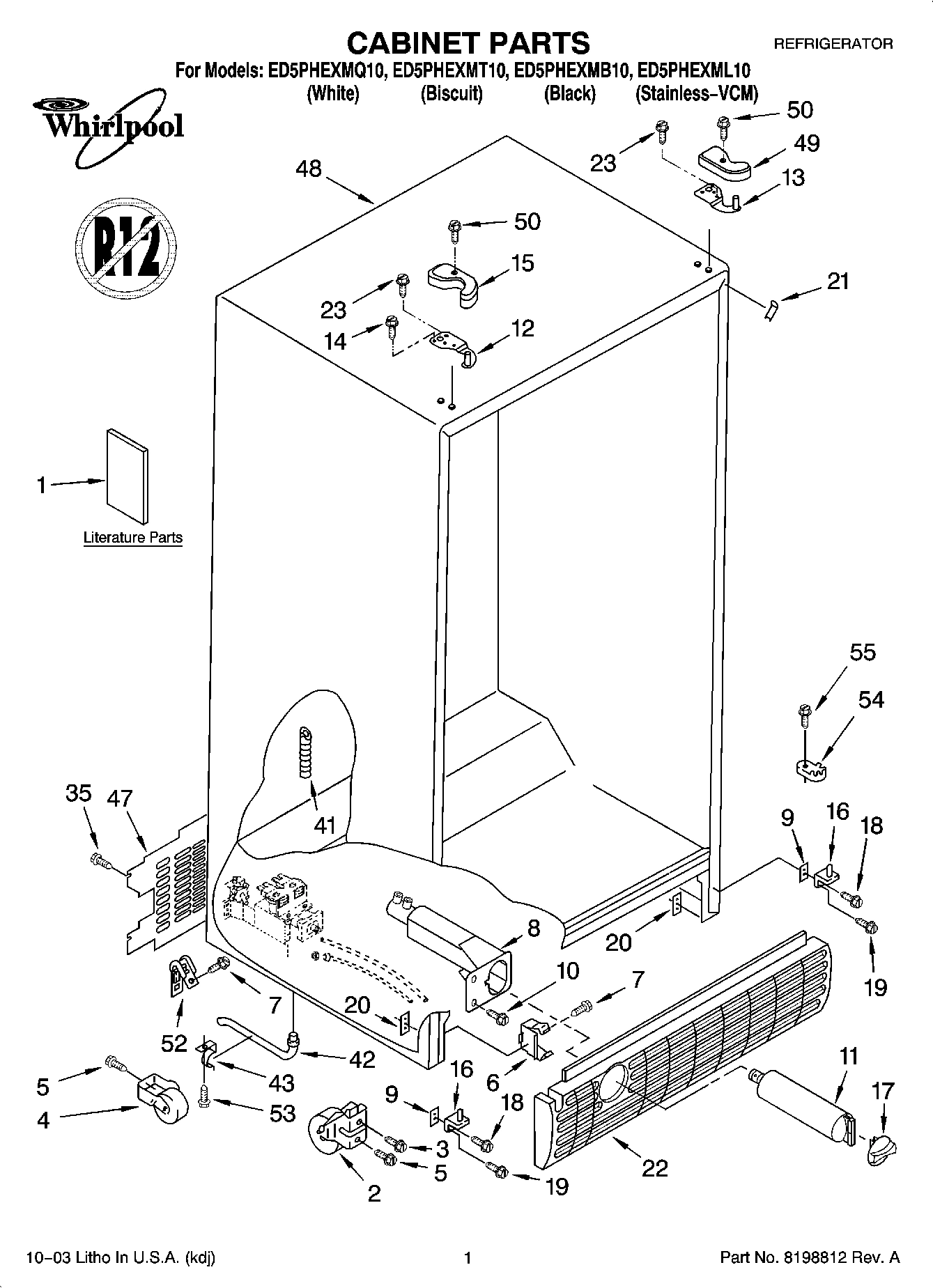 01 - CABINET PARTS