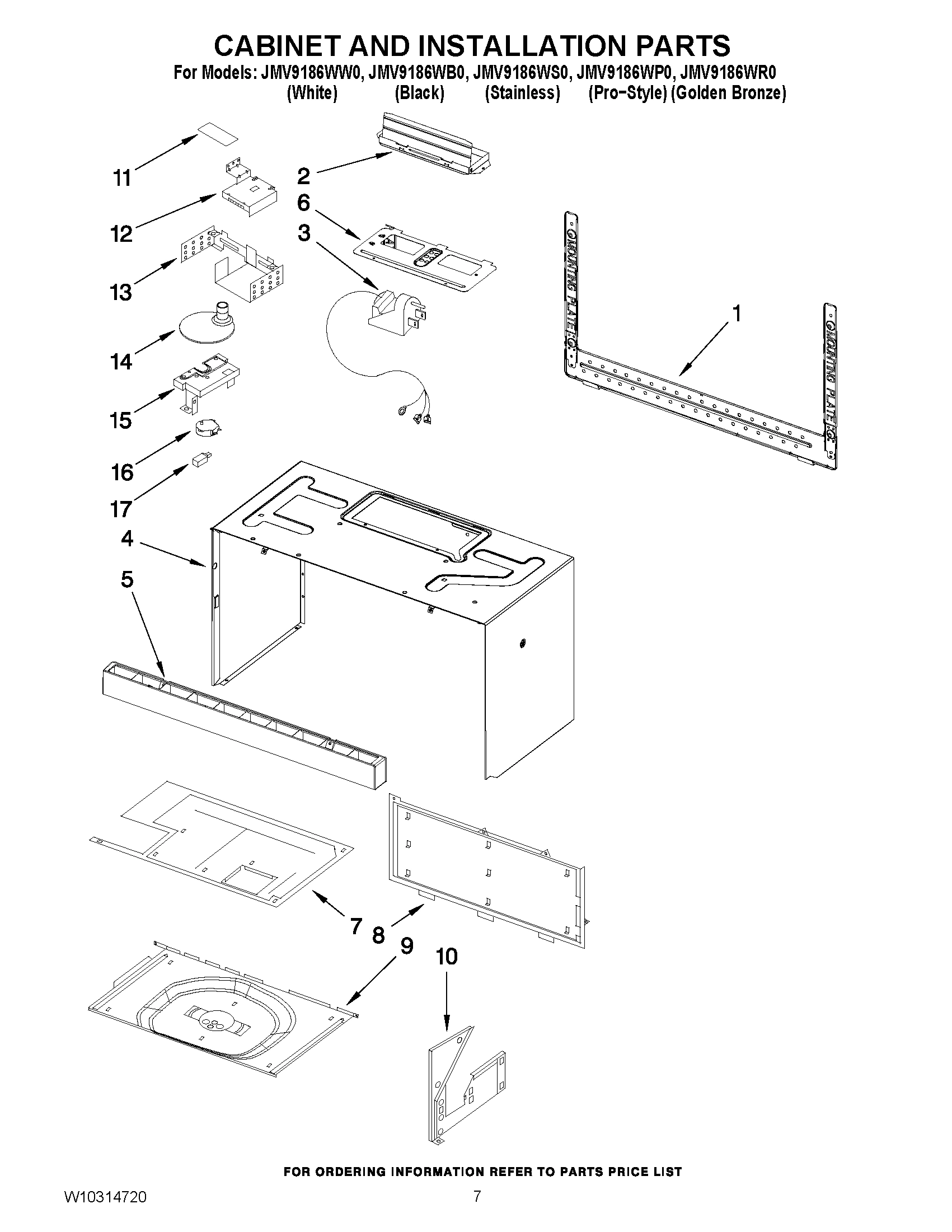 06 - CABINET AND INSTALLATION PARTS