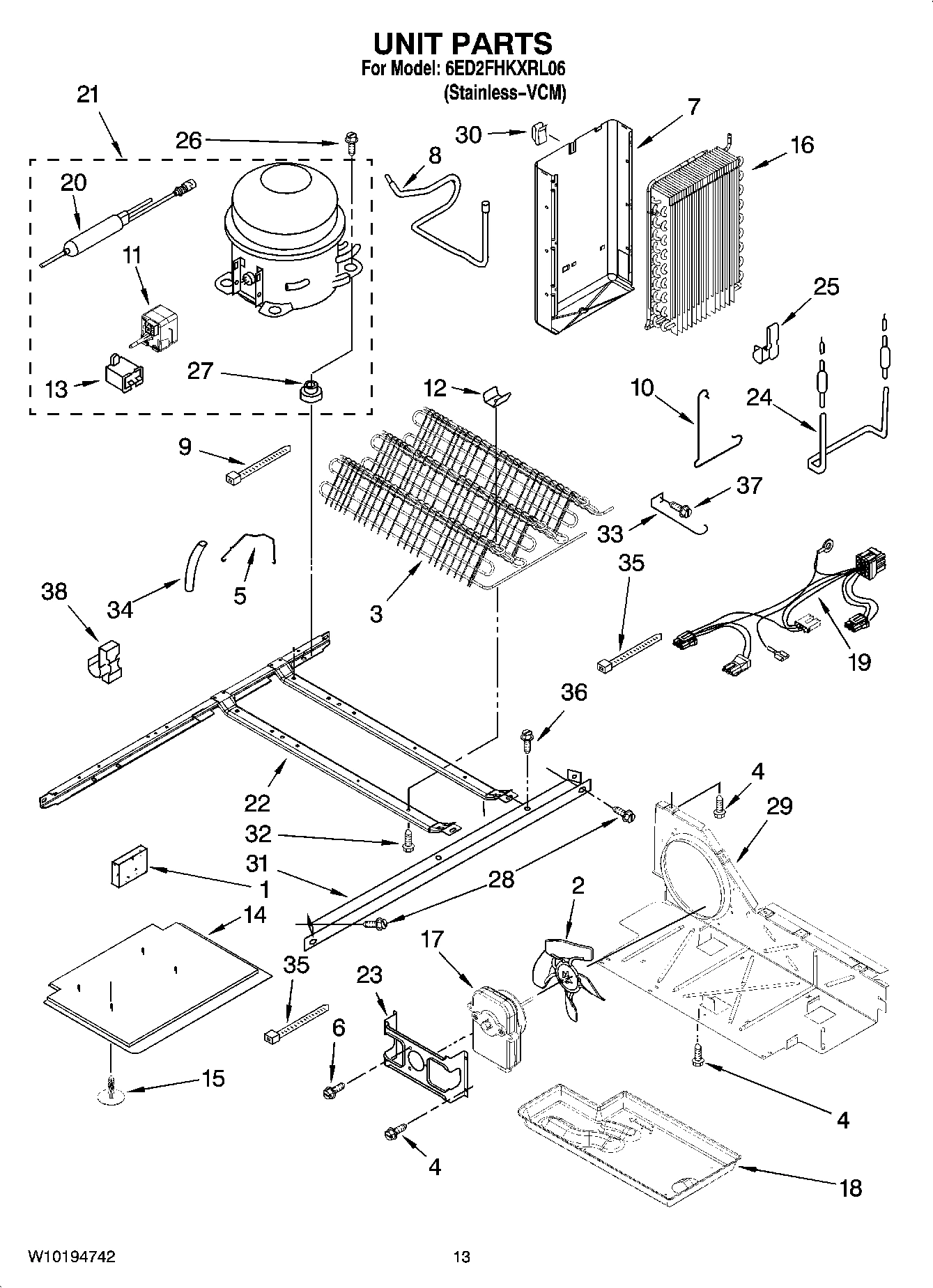 09 - UNIT PARTS, OPTIONAL PARTS (NOT INCLUDED)