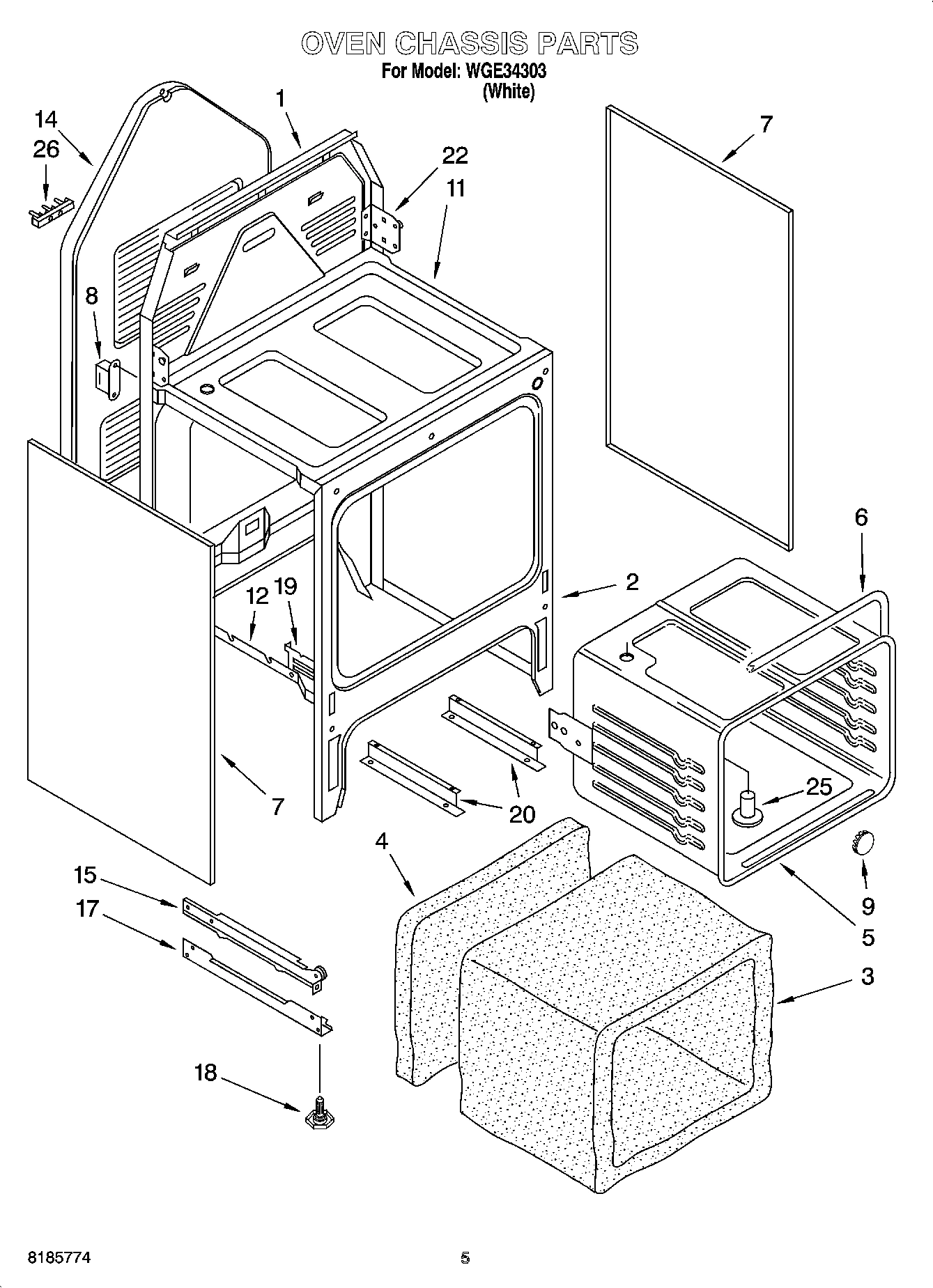 04 - OVEN CHASSIS PARTS