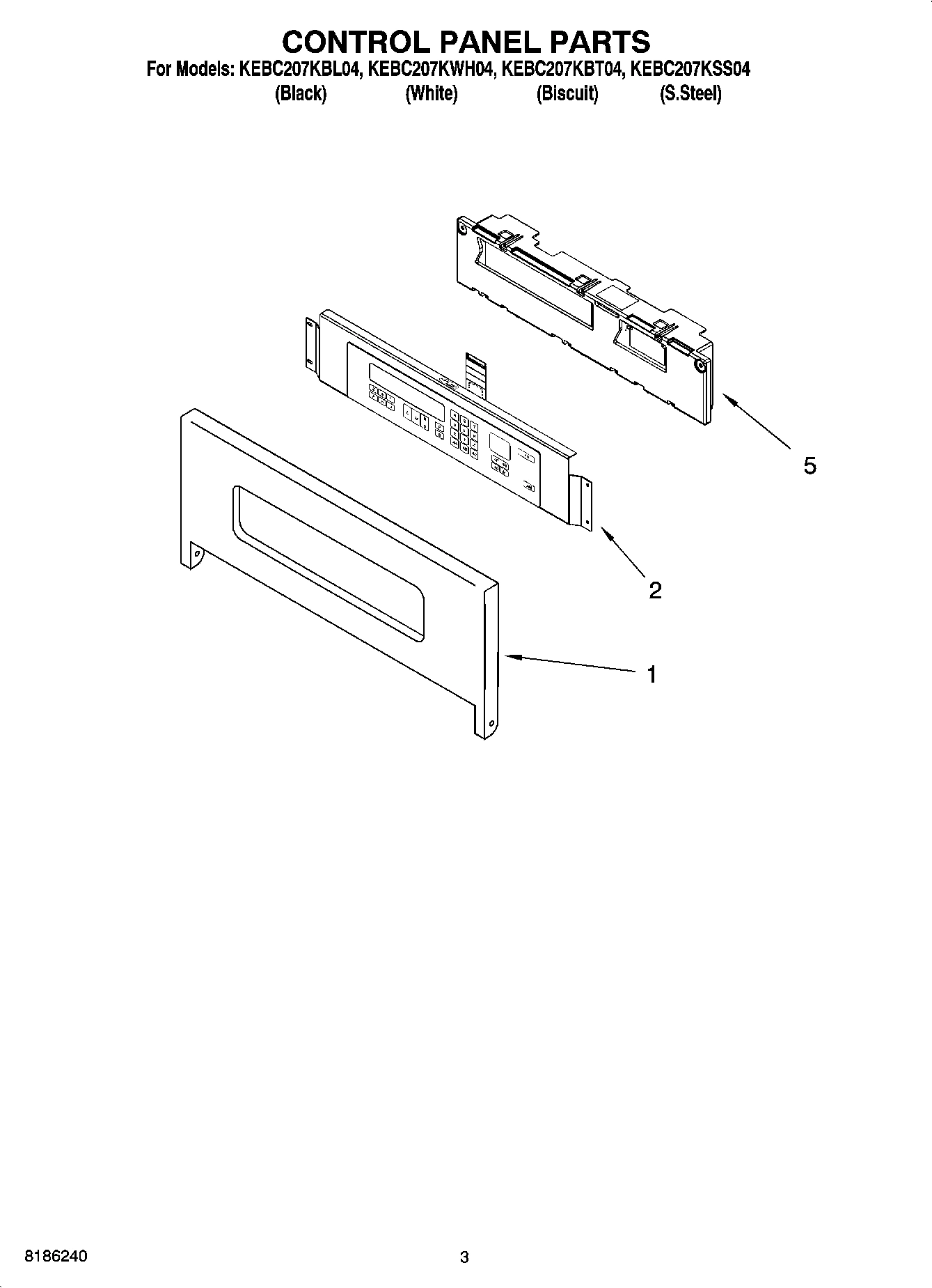02 - CONTROL PANEL PARTS