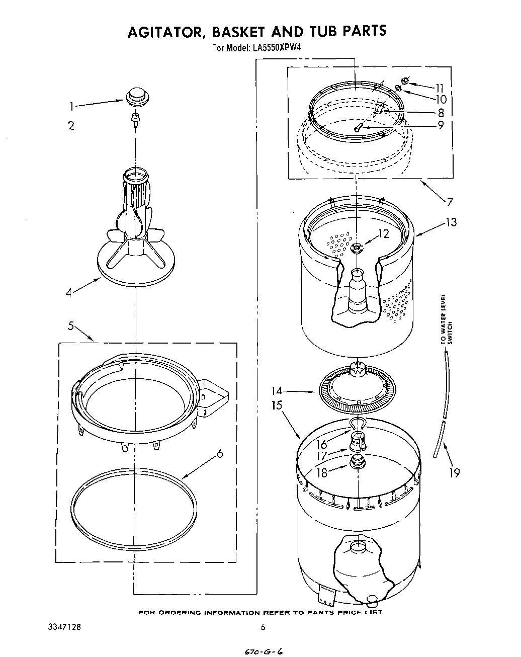 04 - AGITATOR, BASKET AND TUB