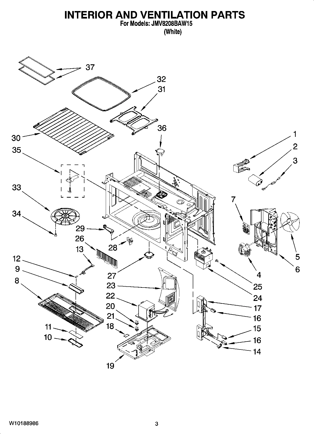03 - INTERIOR AND VENTILATION PARTS