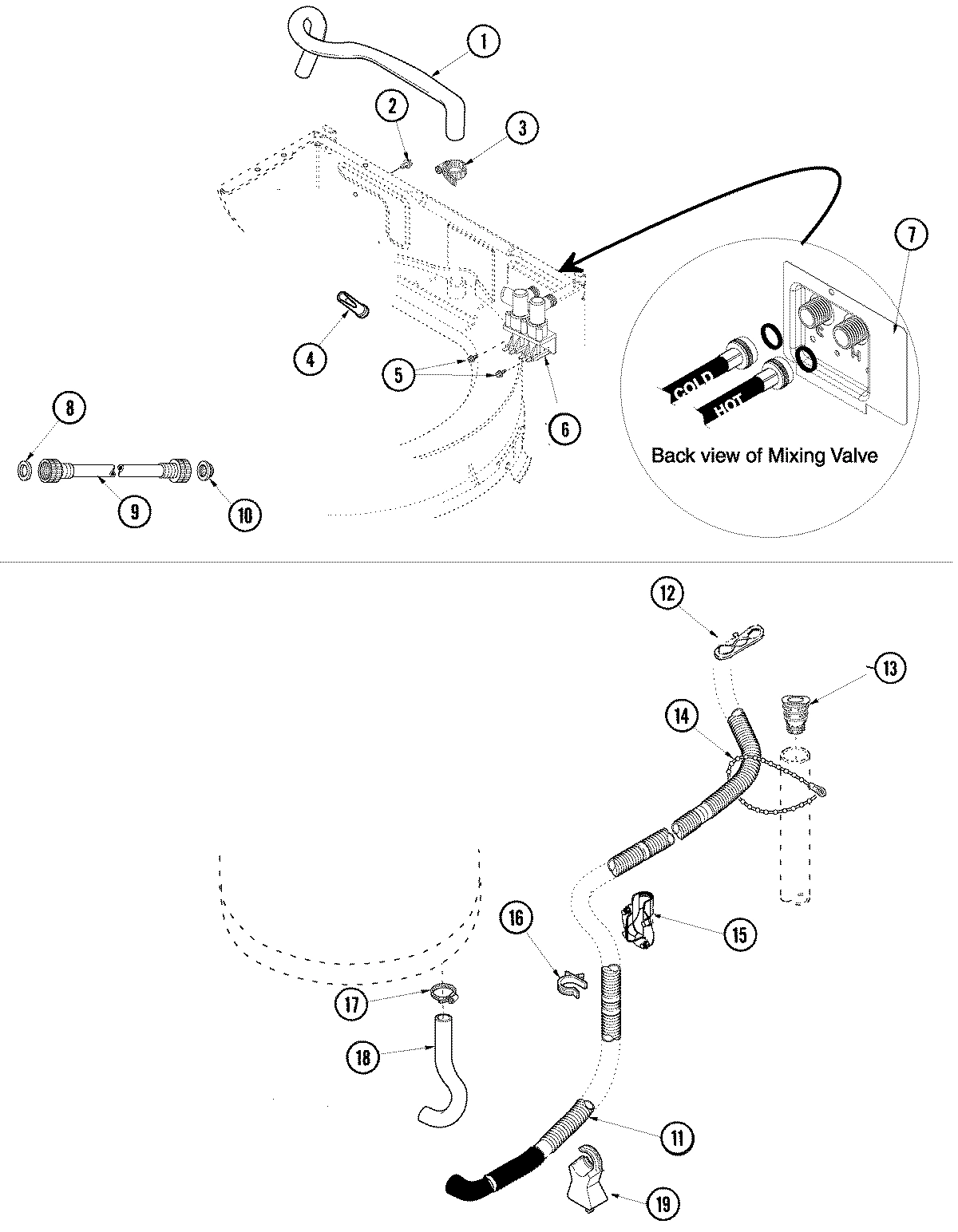 03 - MIXING VALVE AND HOSES