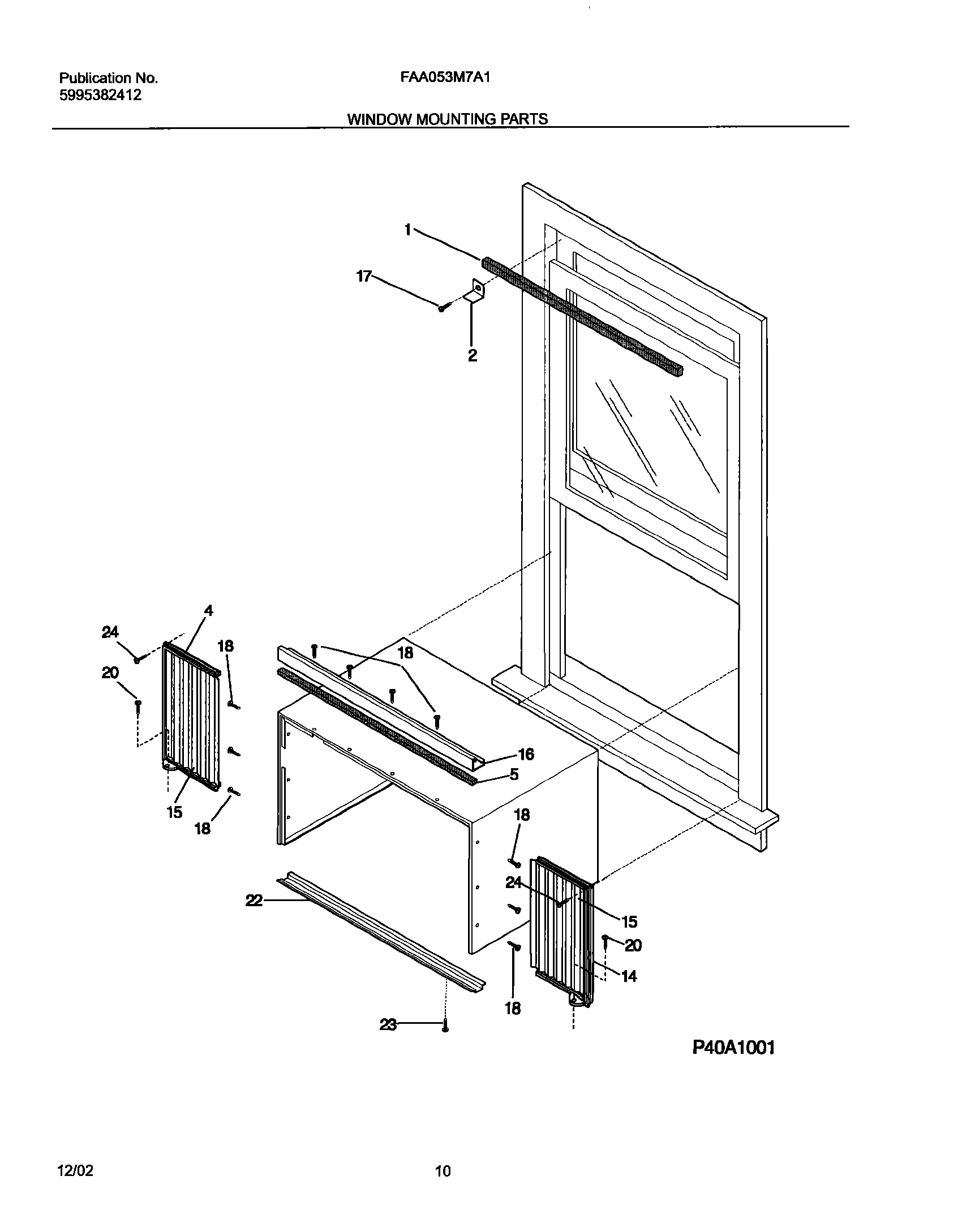 11 - WINDOW MOUNTING PARTS