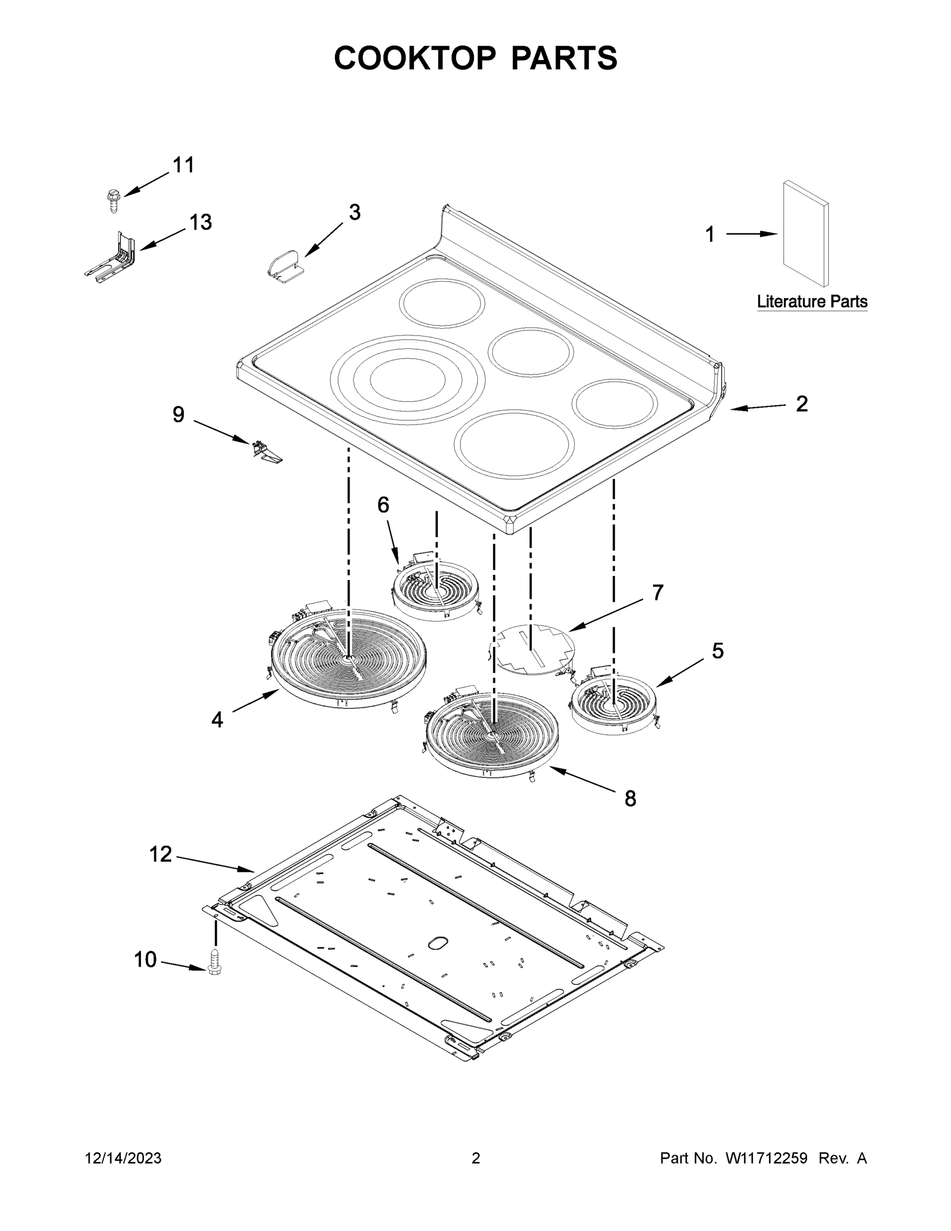 02 - COOKTOP PARTS