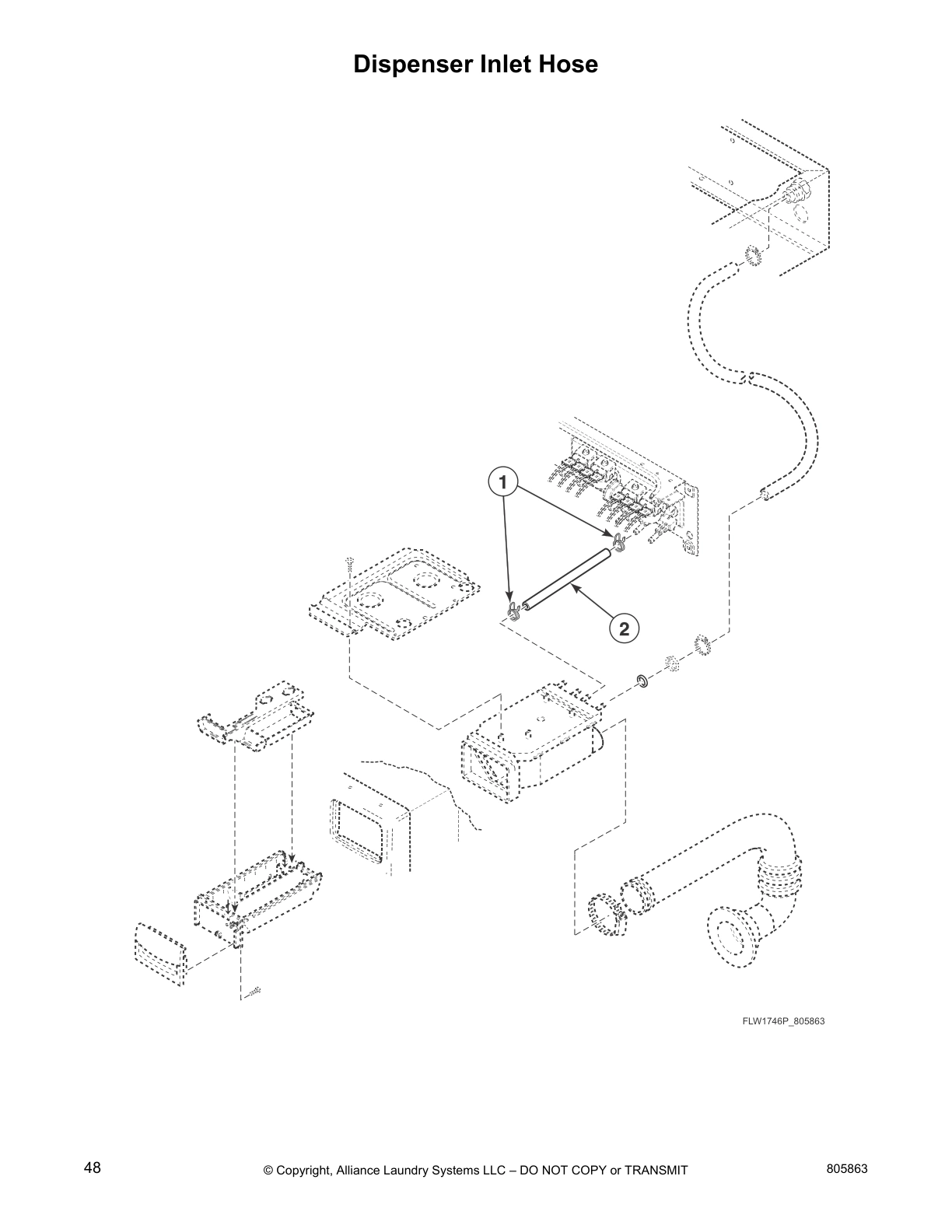 Dispenser Inlet Hose