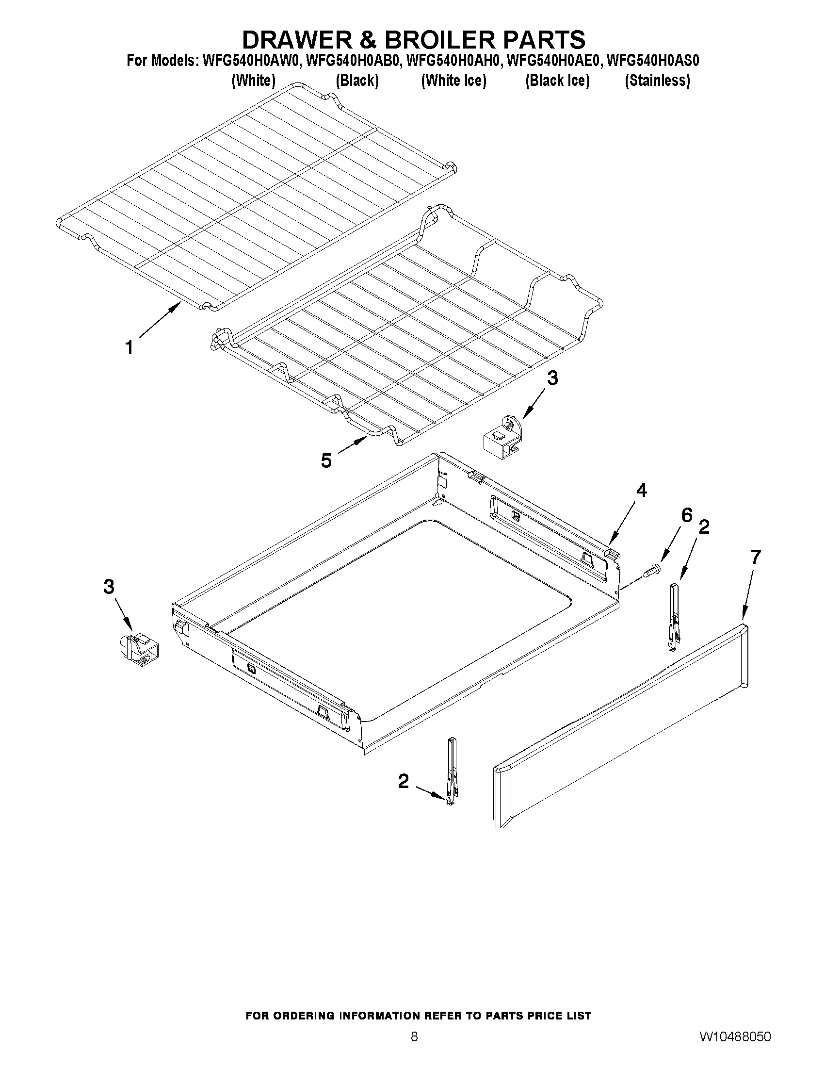 06 - DRAWER & BROILER PARTS