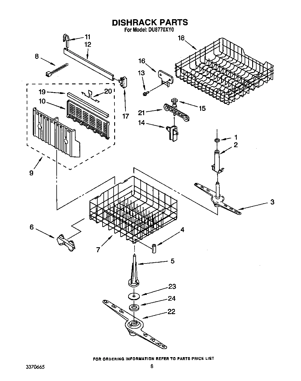 06 - DISHRACK, LIT/OPTIONAL