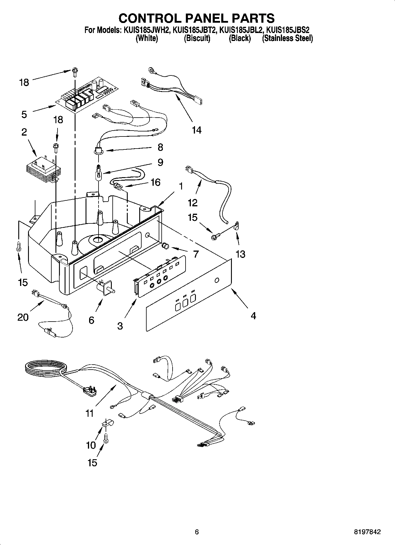 04 - CONTROL PANEL PARTS