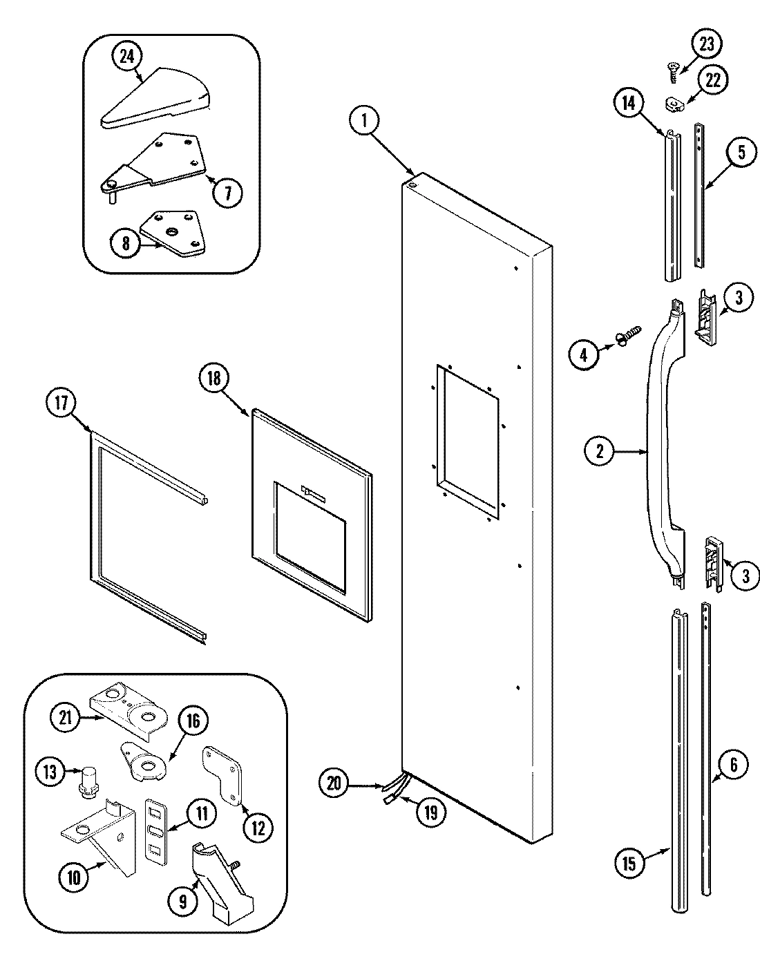 03 - FREEZER OUTER DOOR