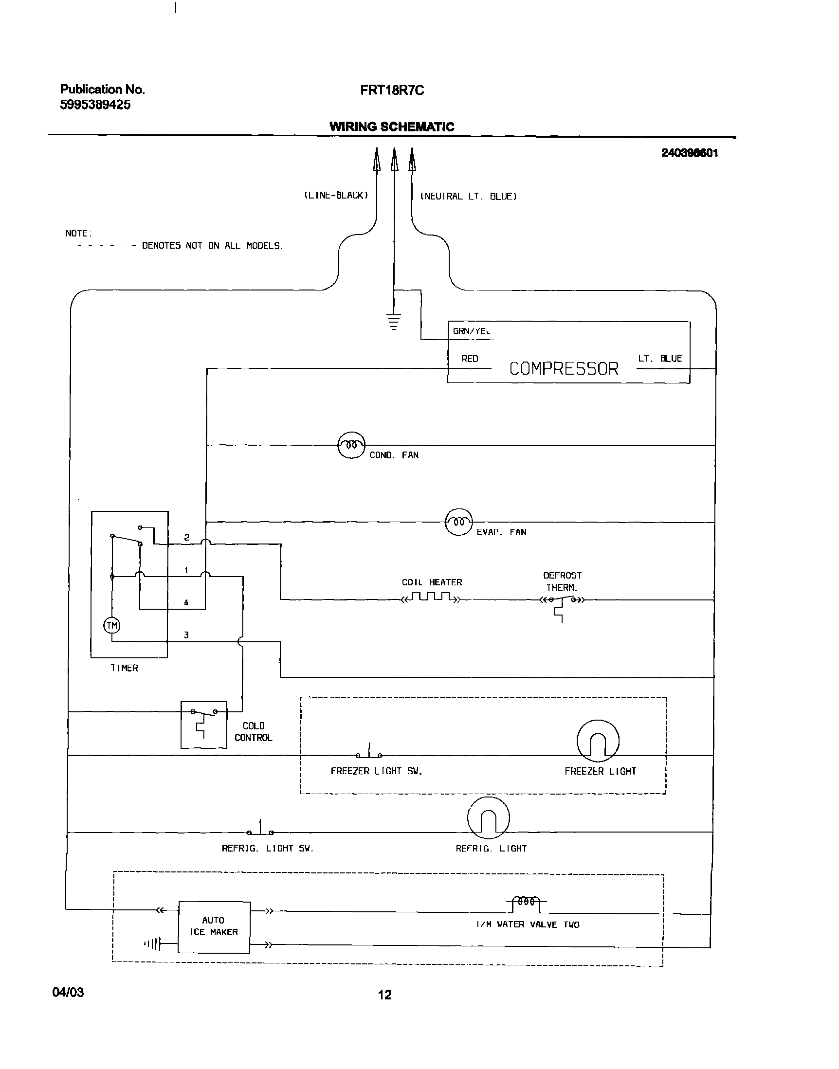 12 - WIRING SCHEMATIC