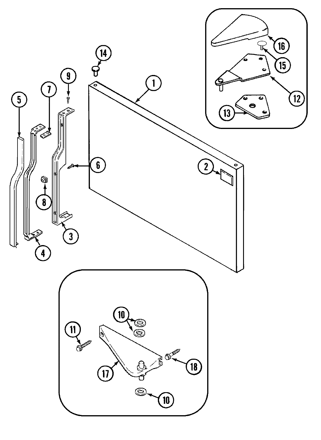 05 - FREEZER OUTER DOOR (BISQUE)