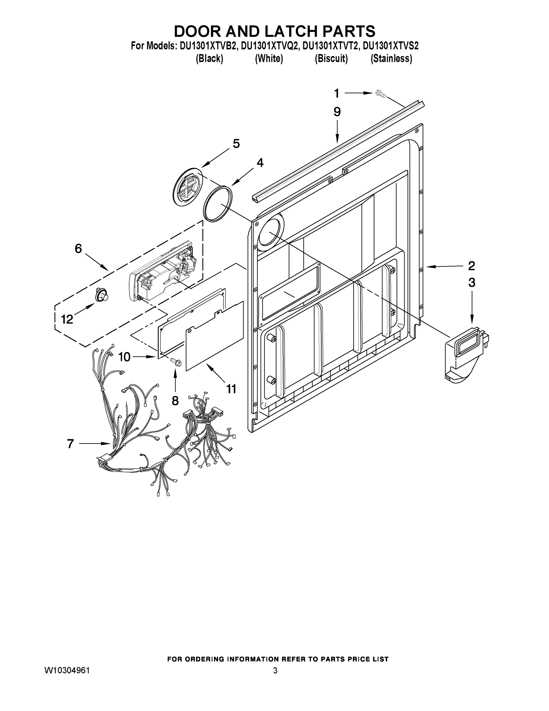 03 - DOOR AND LATCH PARTS