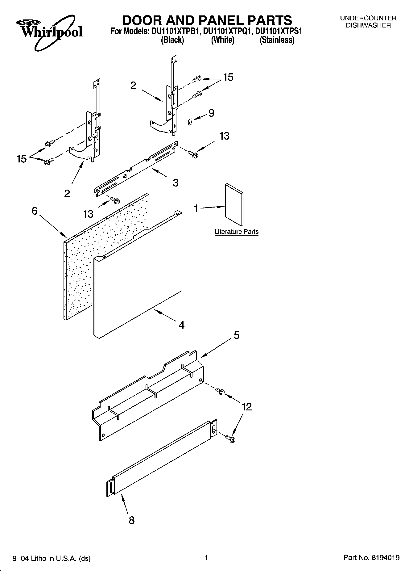 01 - DOOR AND PANEL PARTS