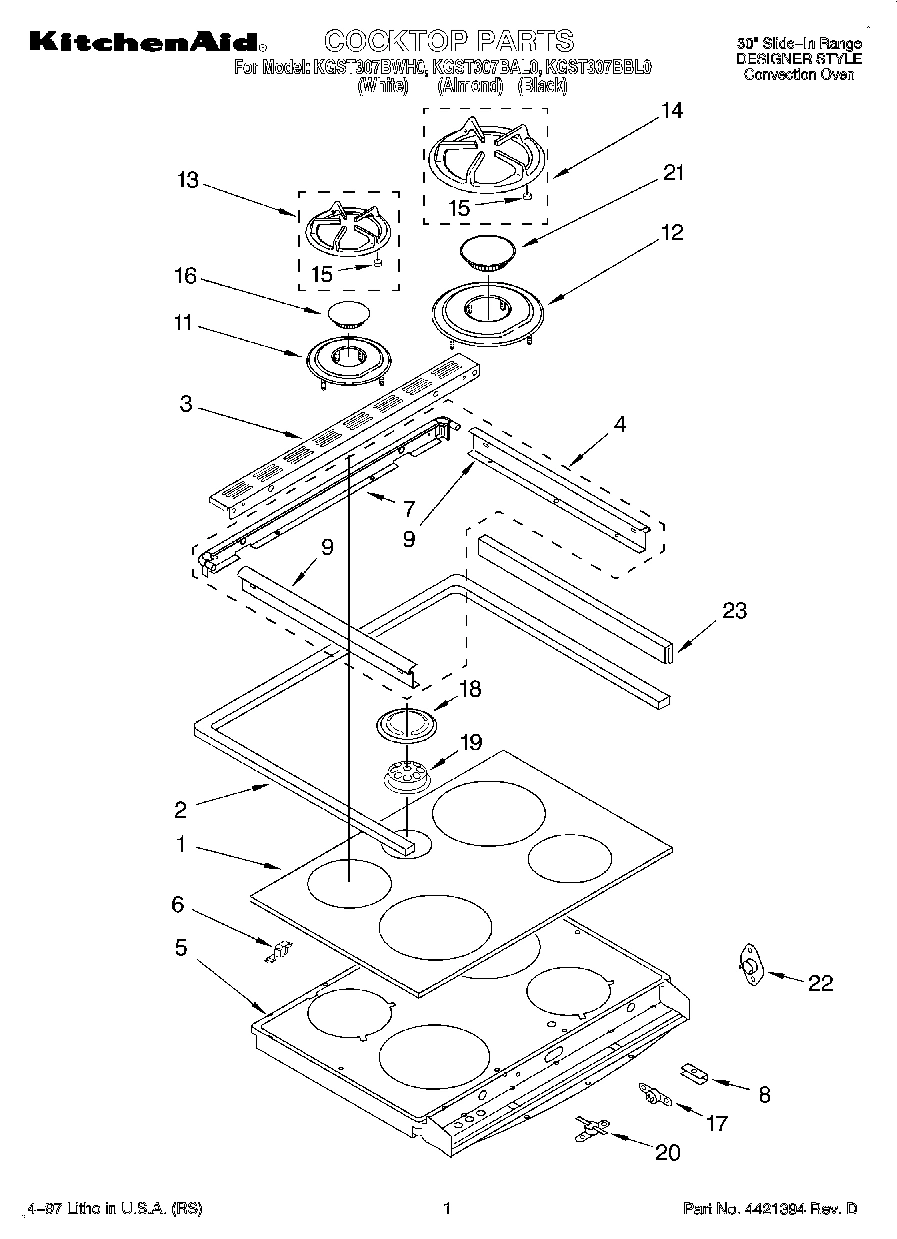 01 - COOKTOP, LITERATURE