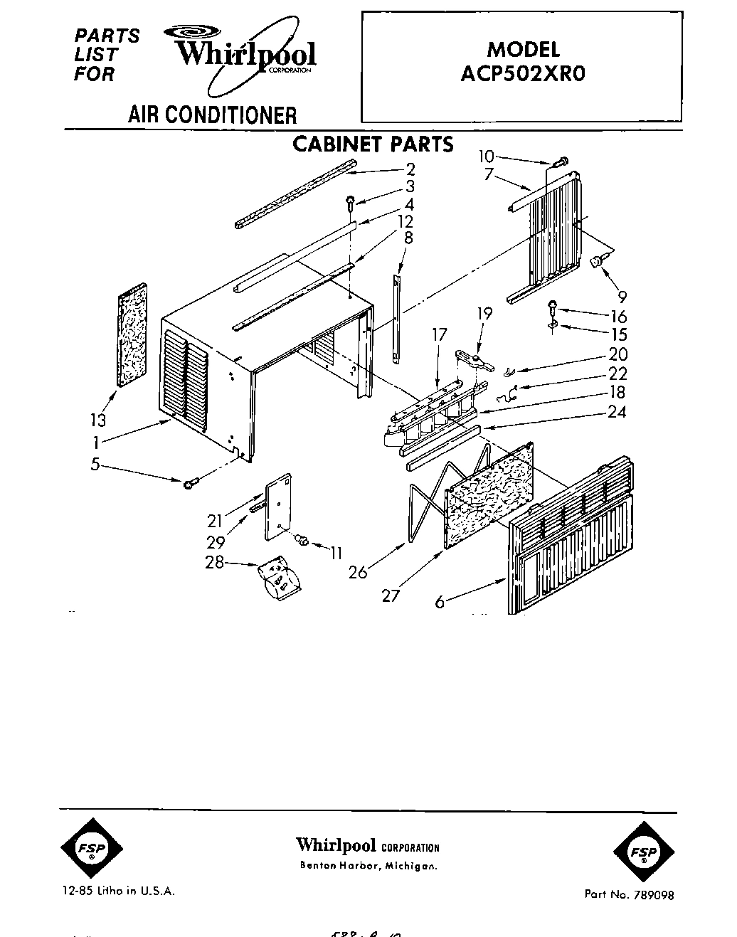 01 - CABINET PARTS