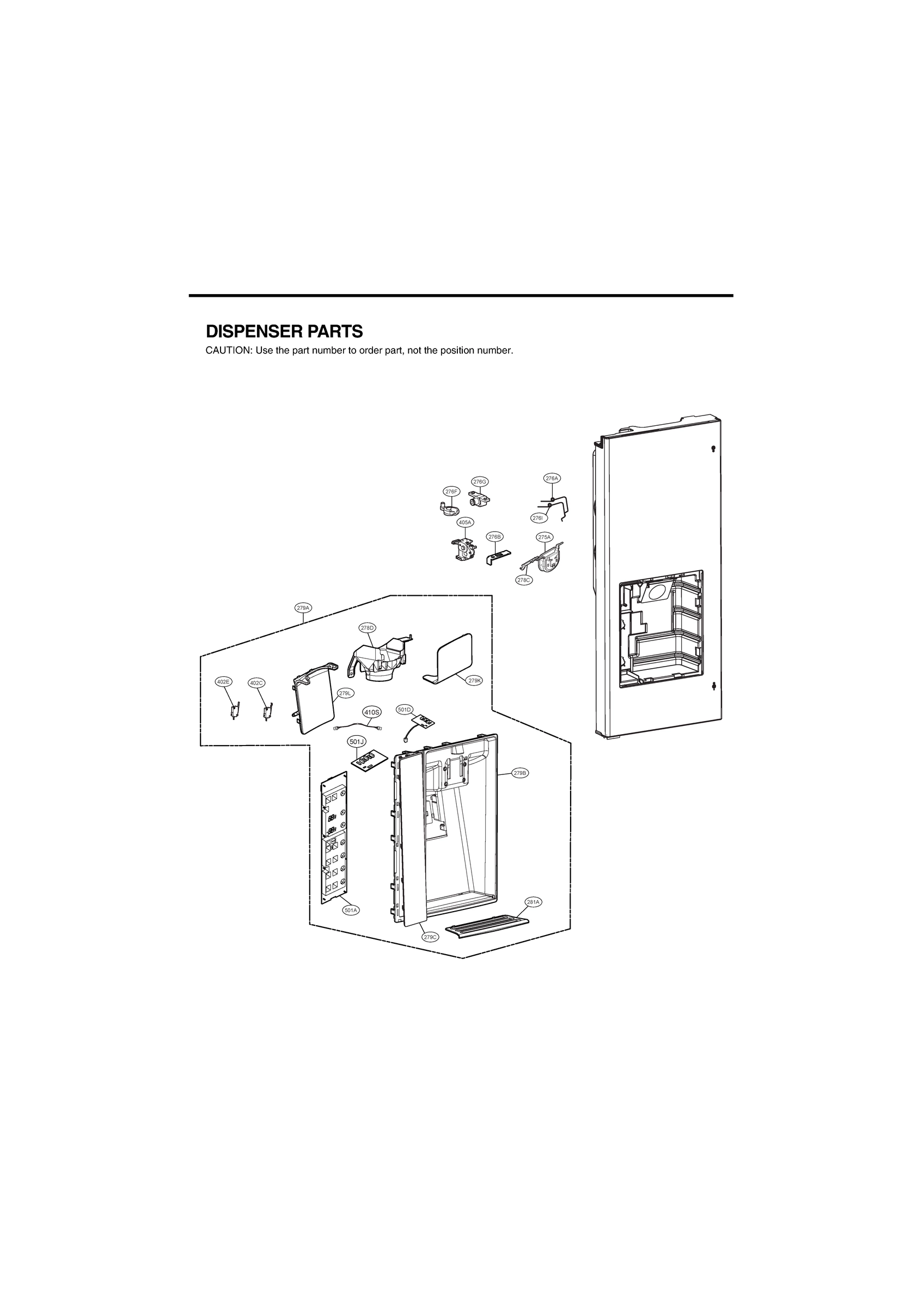 DISPENSER PARTS