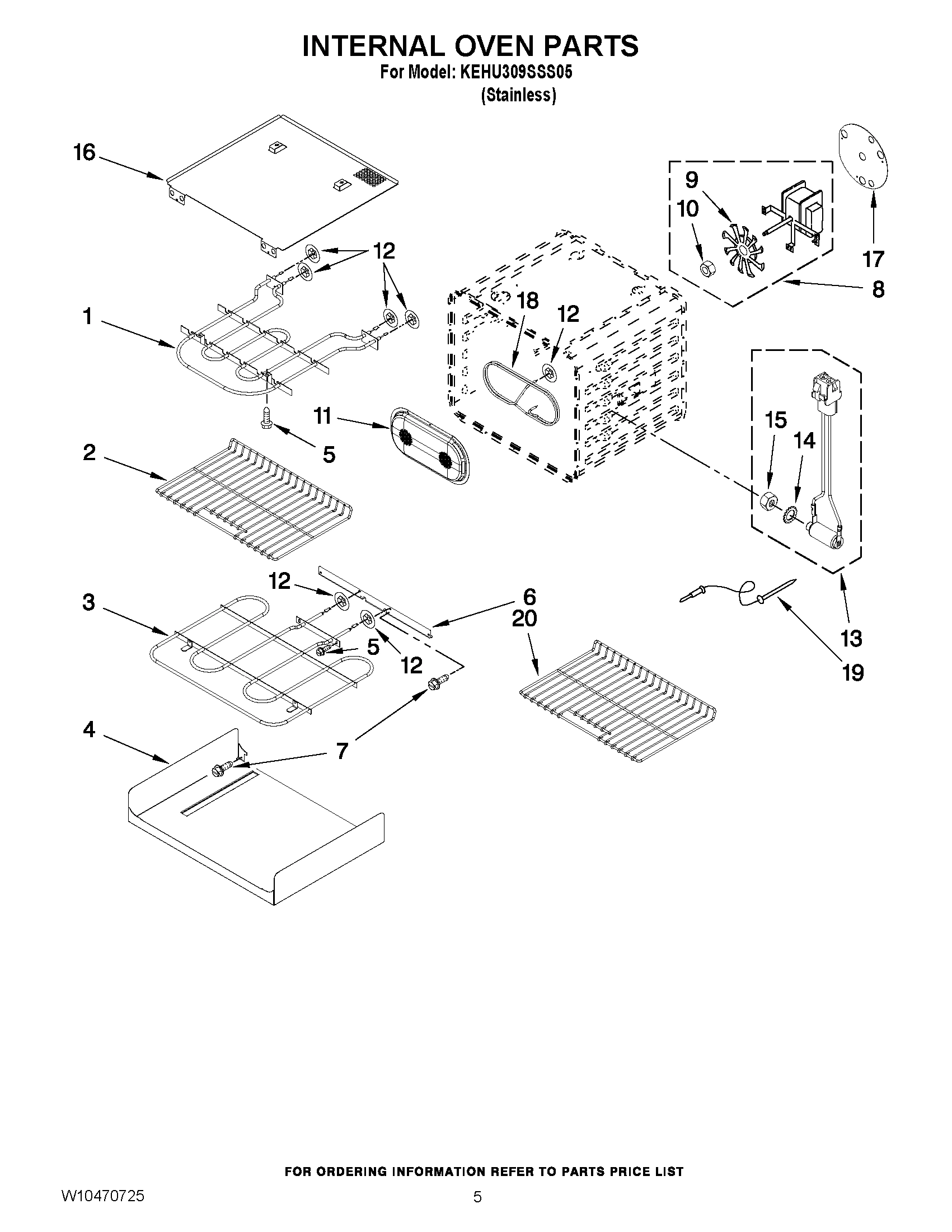 04 - INTERNAL OVEN PARTS