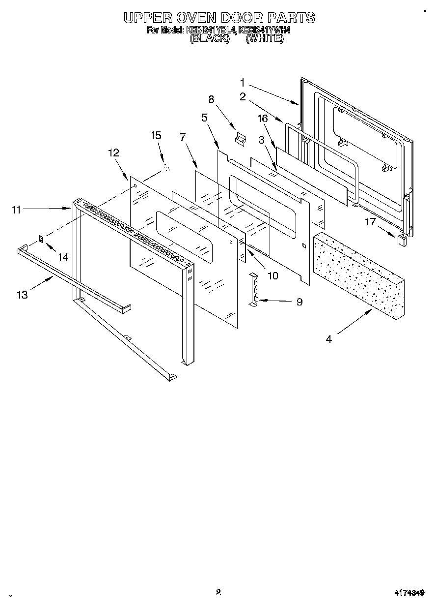02 - UPPER OVEN DOOR