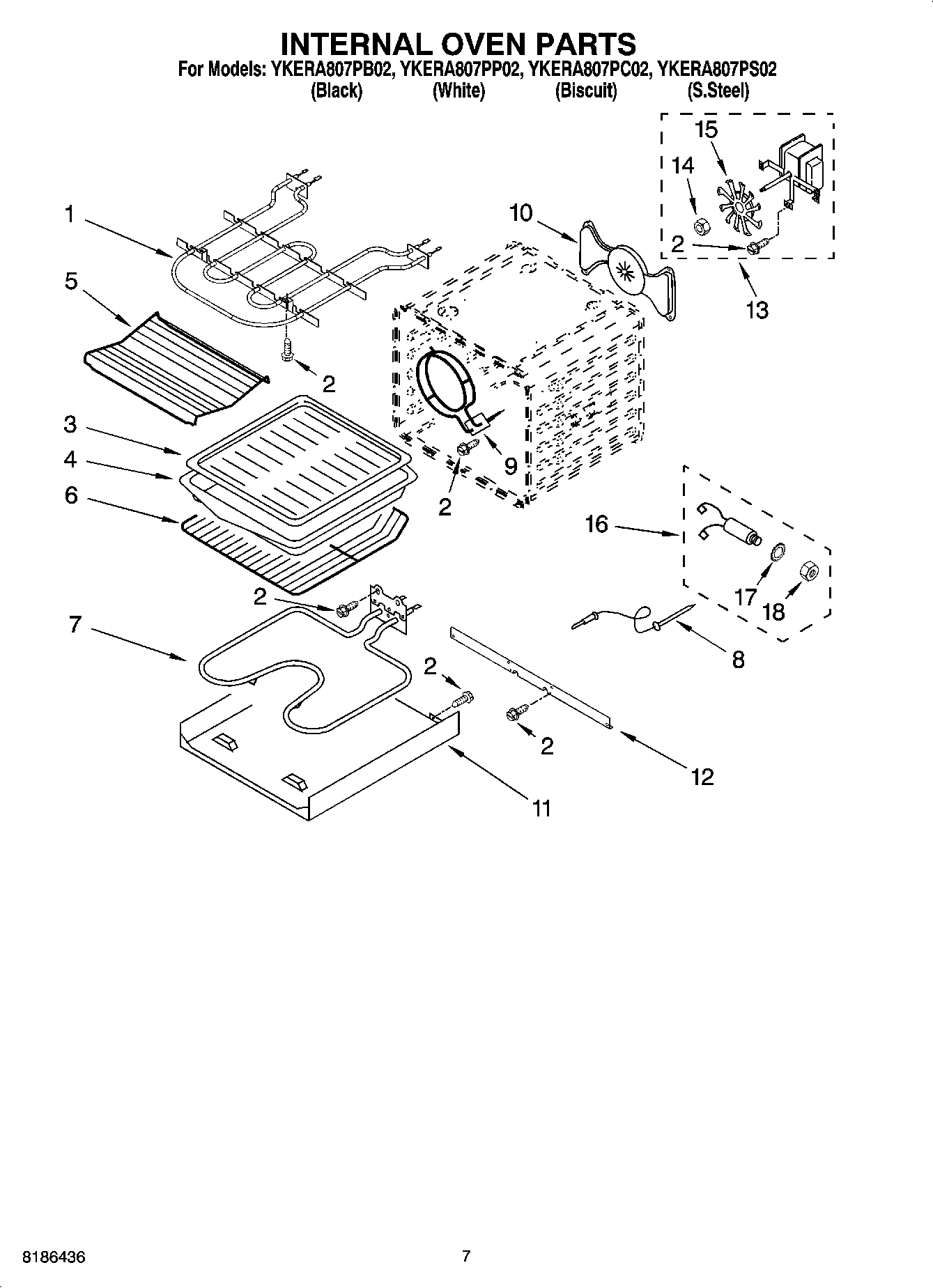 05 - INTERNAL OVEN PARTS
