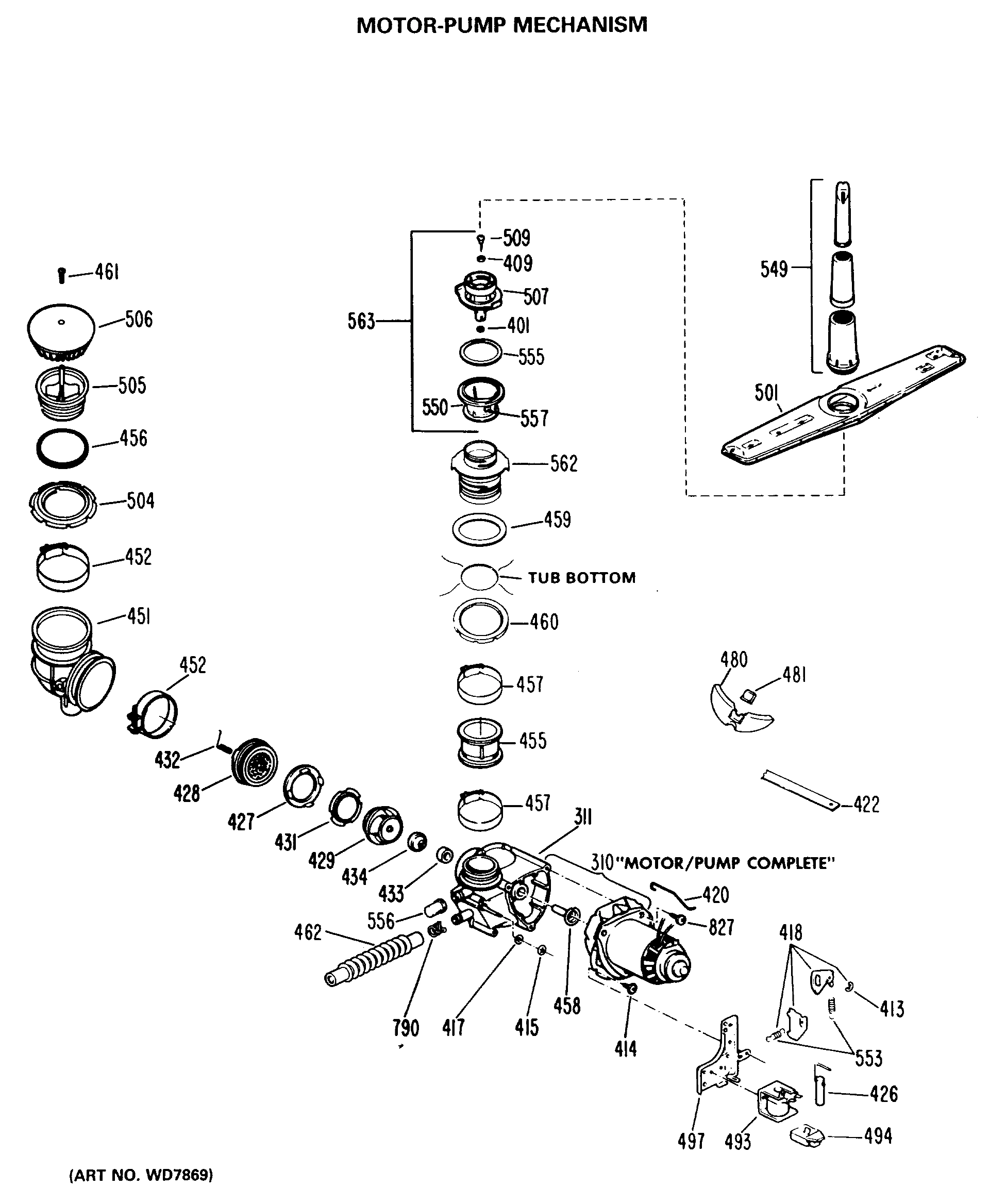 MOTOR-PUMP MECHANISM