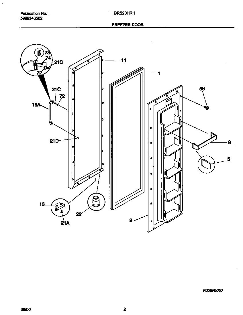 02 - FREEZER DOOR