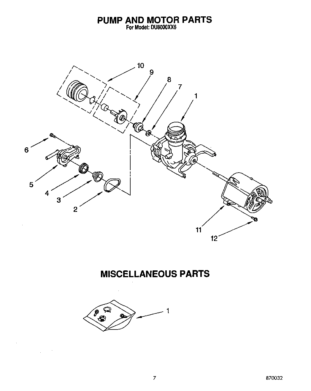 05 - PUMP AND MOTOR, MISCELLANEOUS