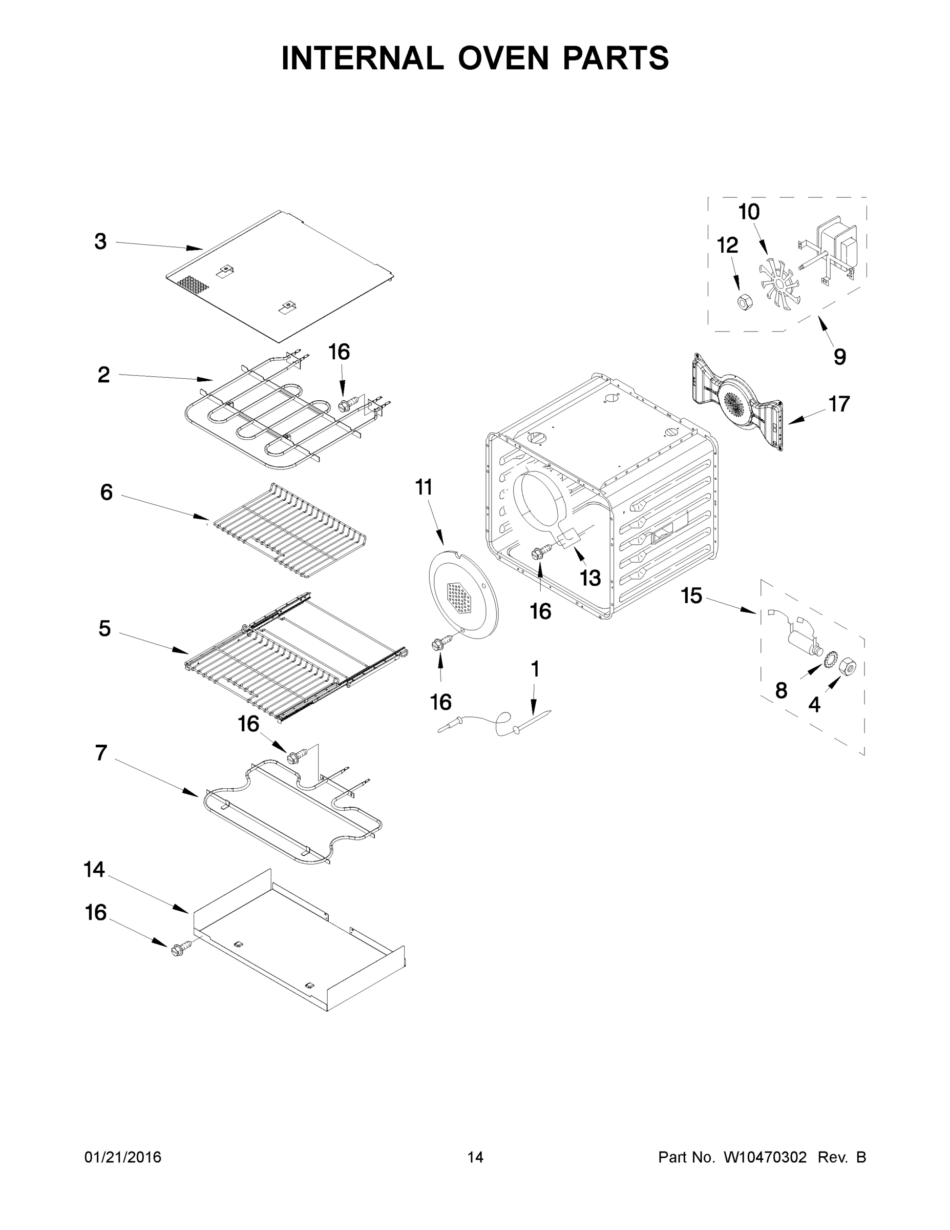 08 - INTERNAL OVEN PARTS