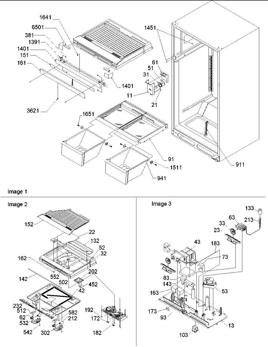 06 - Interior Cabinet & Drain Block Assy