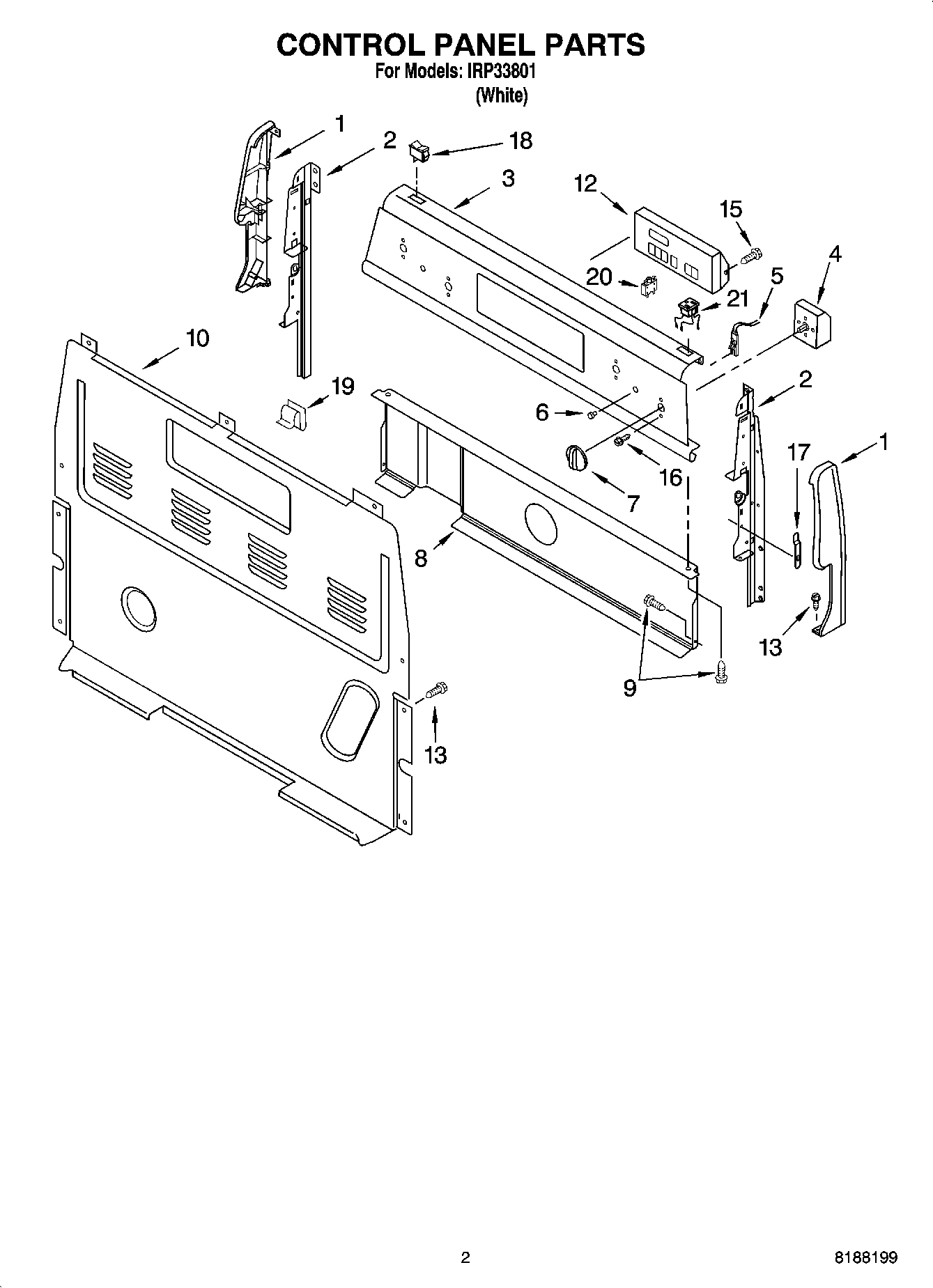 02 - CONTROL PANEL PARTS