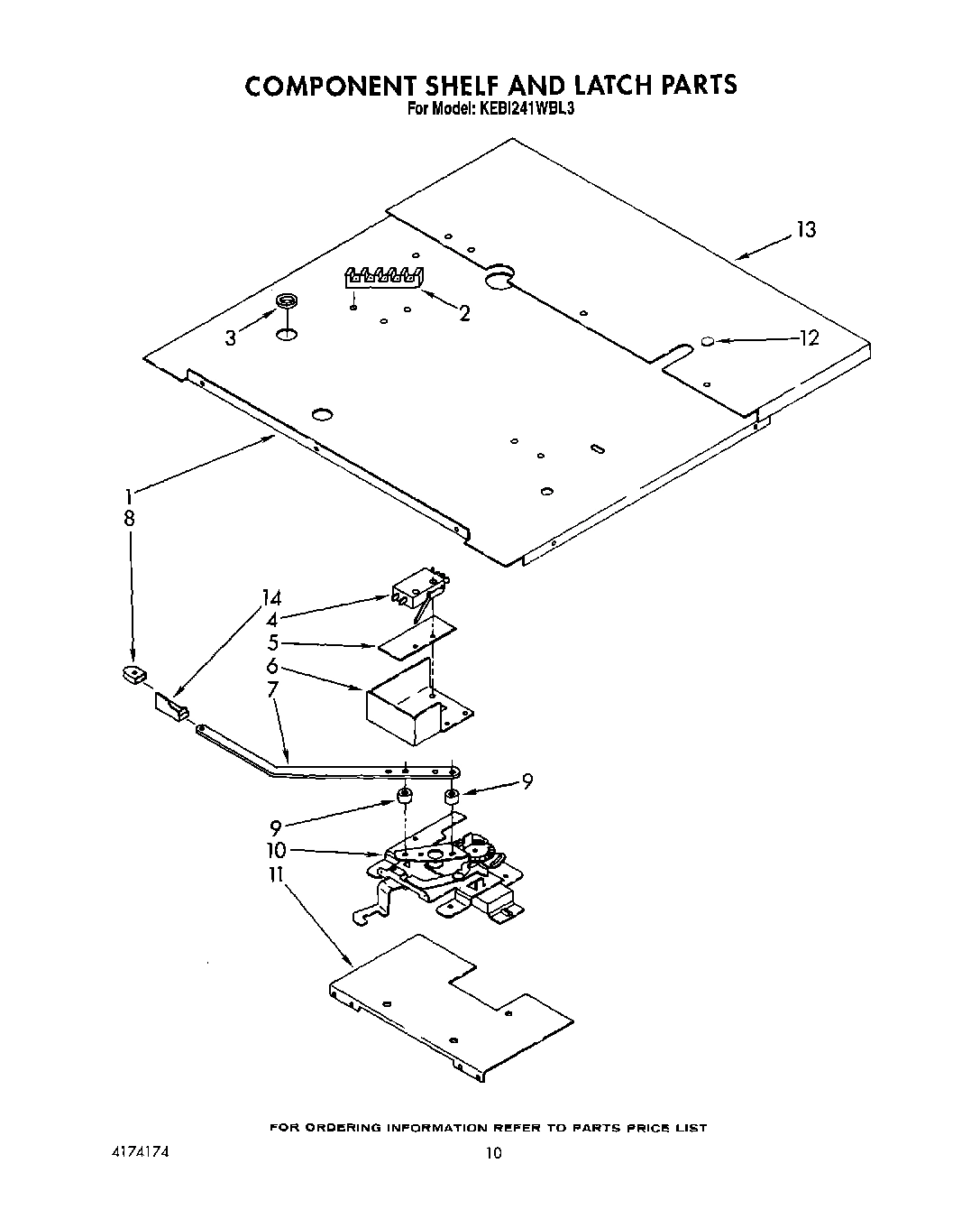 07 - COMPONENT SHELF AND LATCH