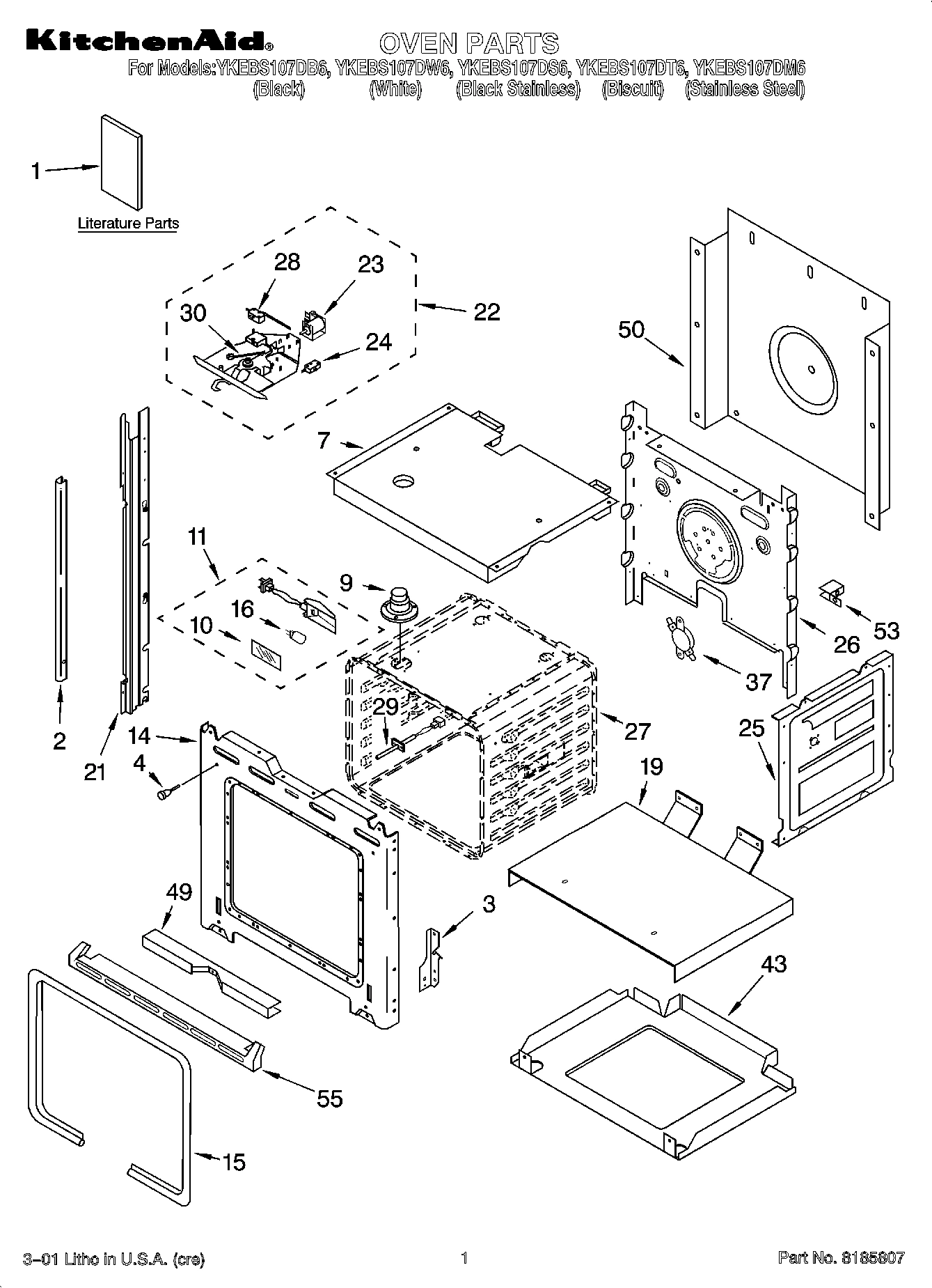 01 - OVEN PARTS