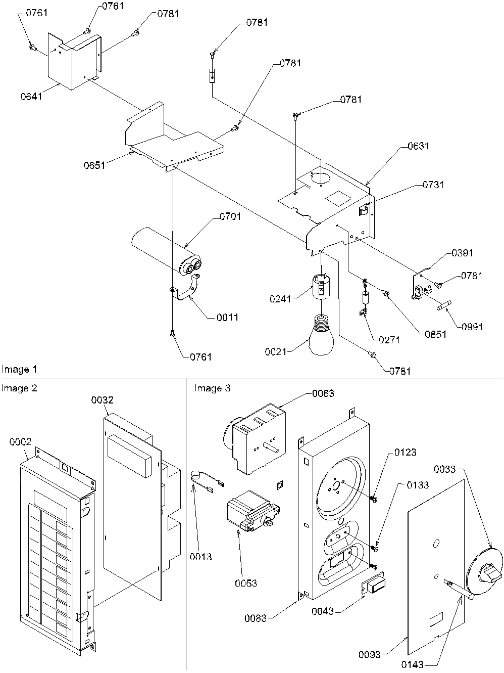 03 - Light/Control Panel Assy
