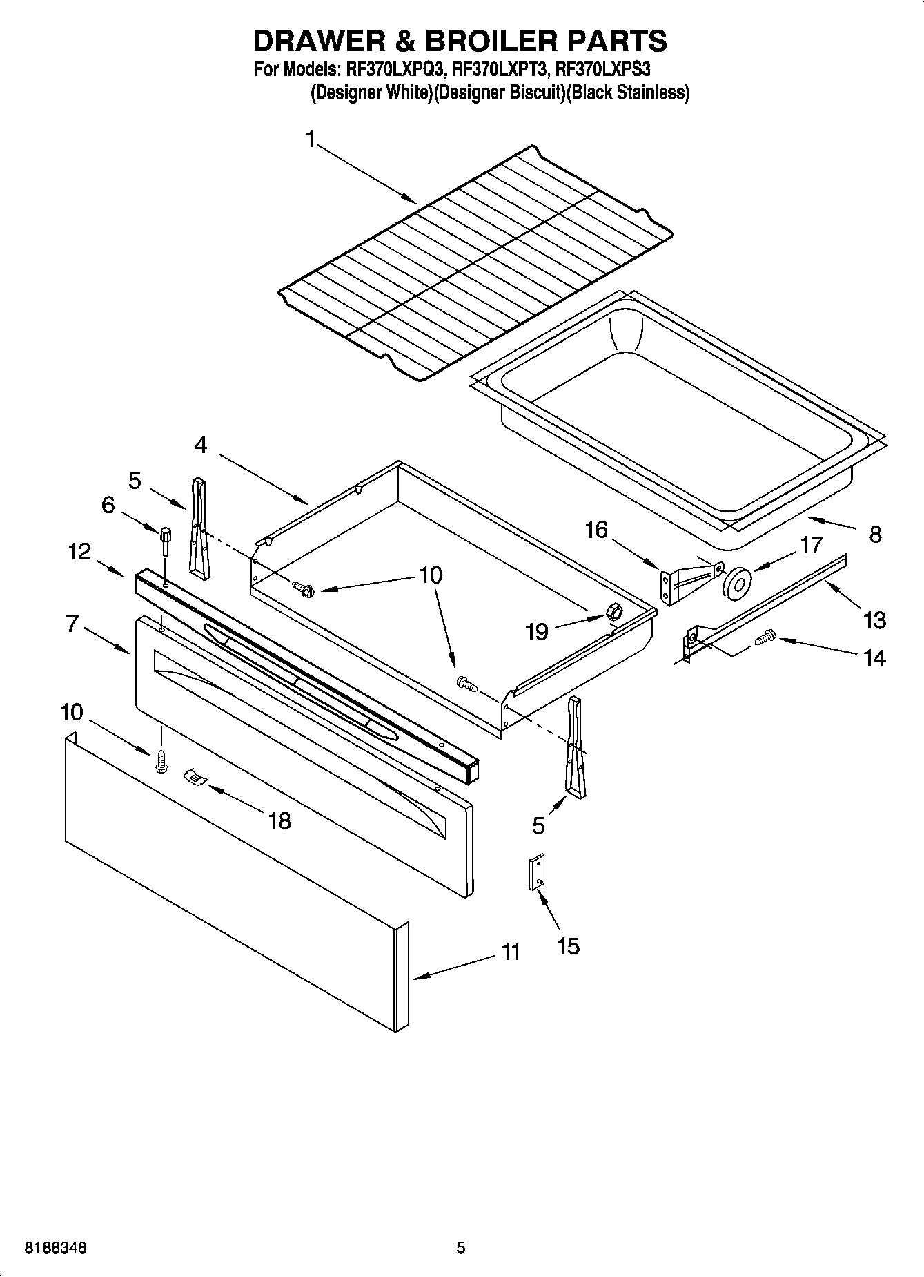 04 - DRAWER & BROILER PARTS