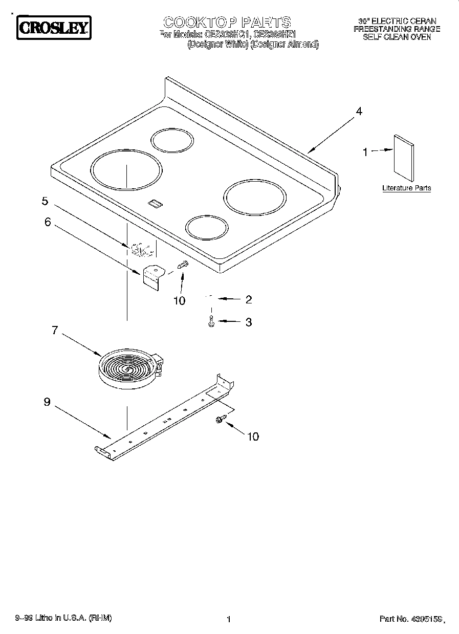 01 - COOKTOP, LITERATURE
