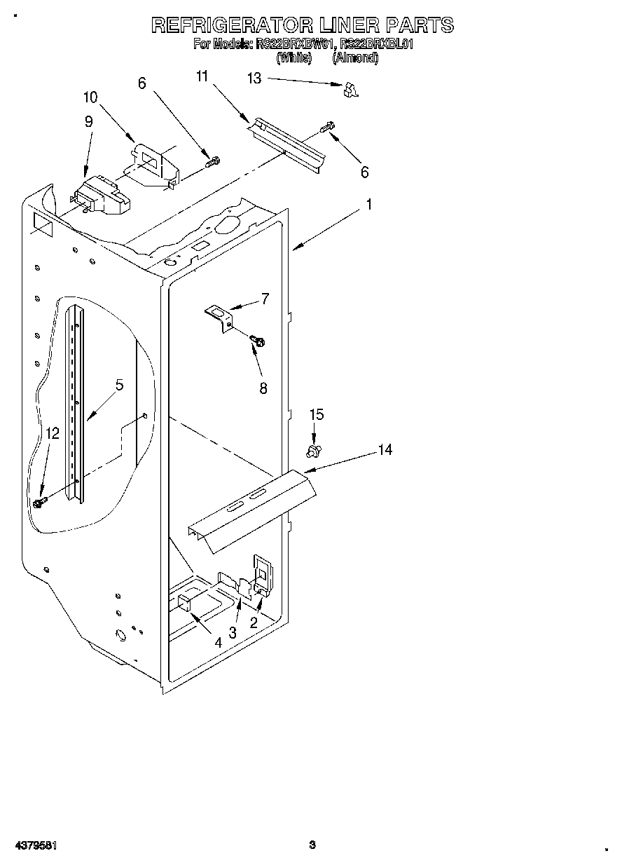 02 - REFRIGERATOR LINER
