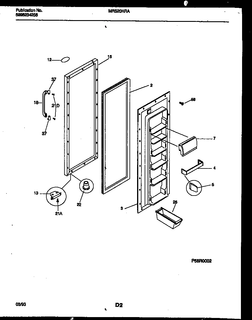03 - REFRIGERATOR DOOR PARTS