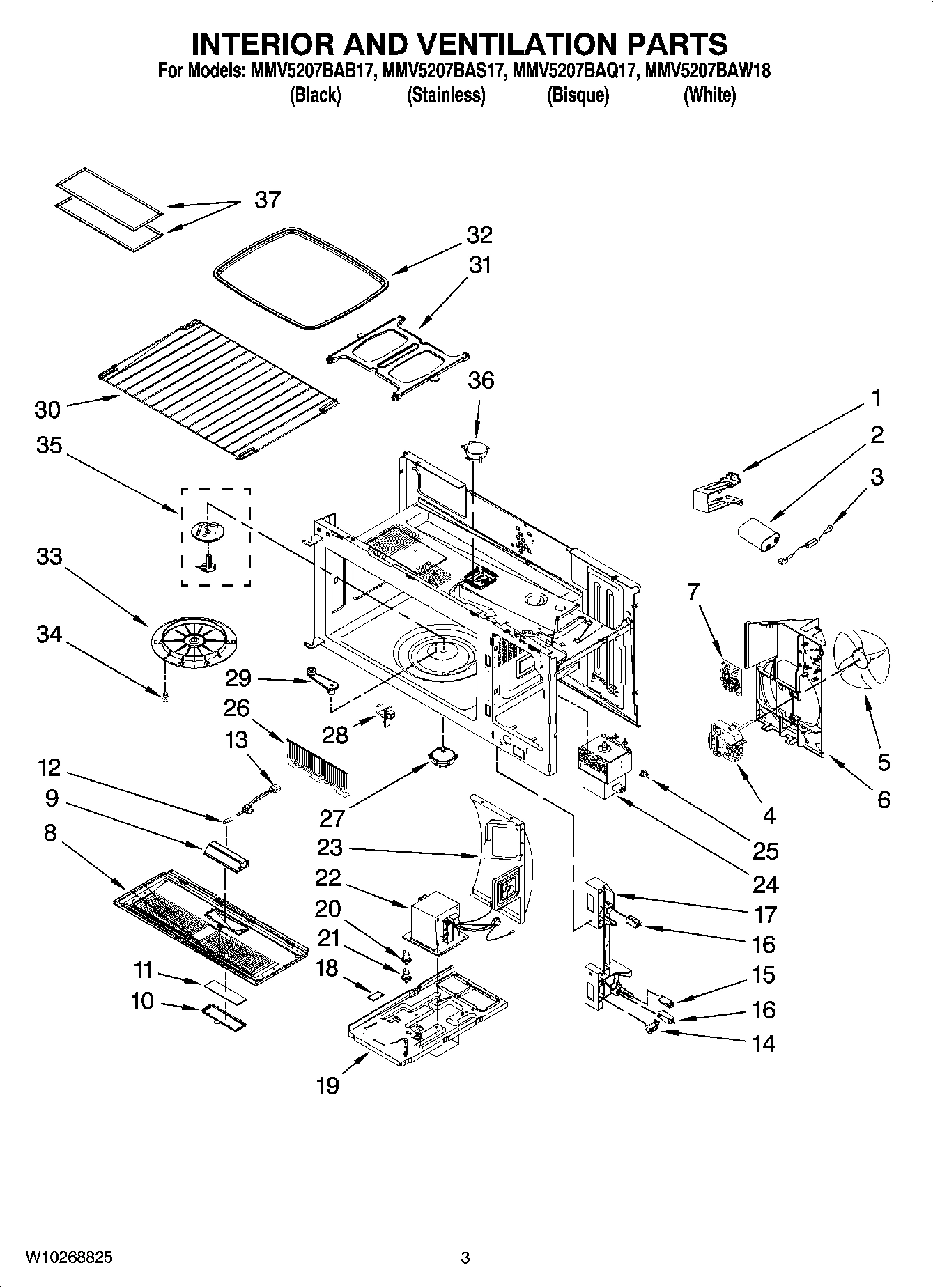 03 - INTERIOR AND VENTILATION PARTS